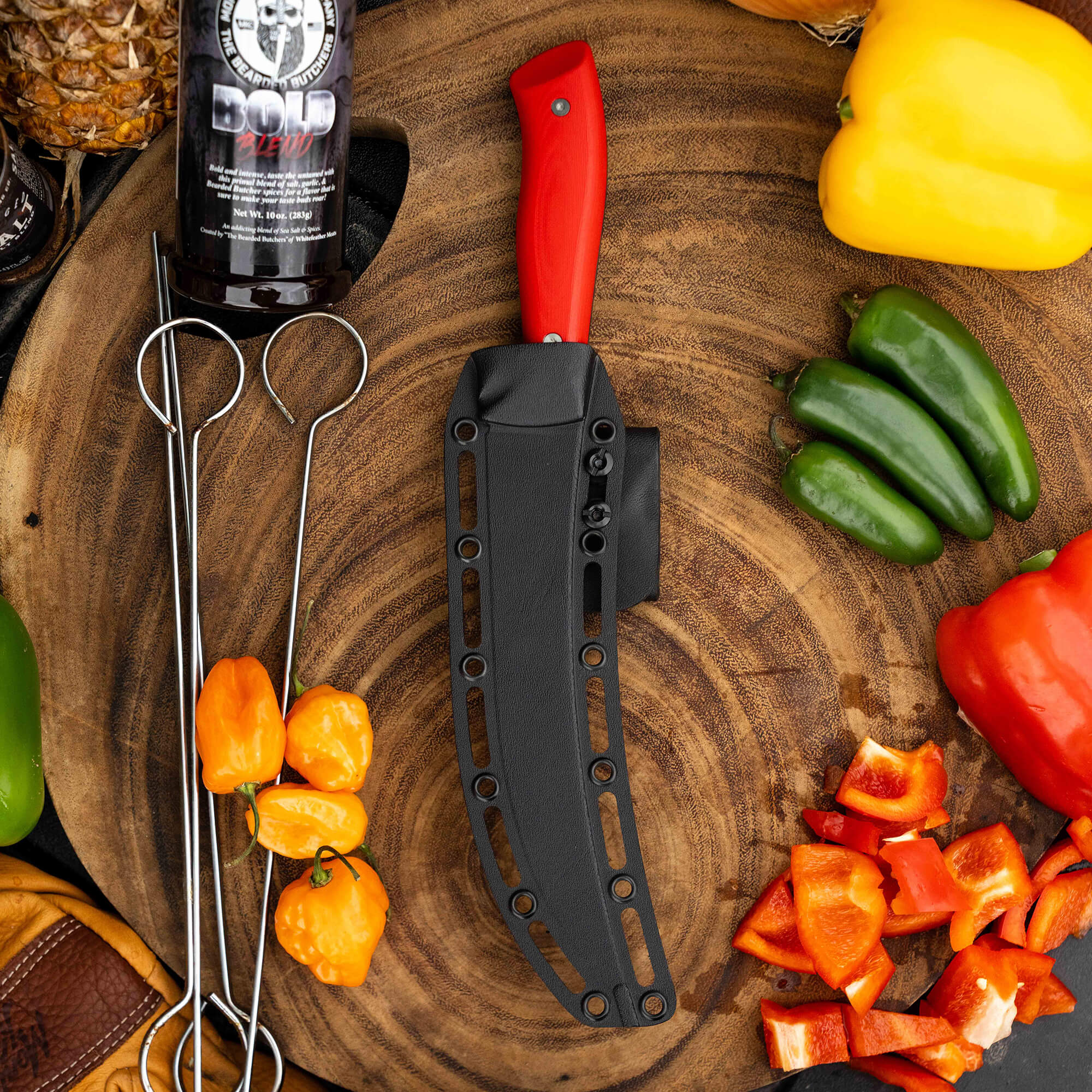 BREAKING BUTCHER KNIFE - PVD - RED - Image 8