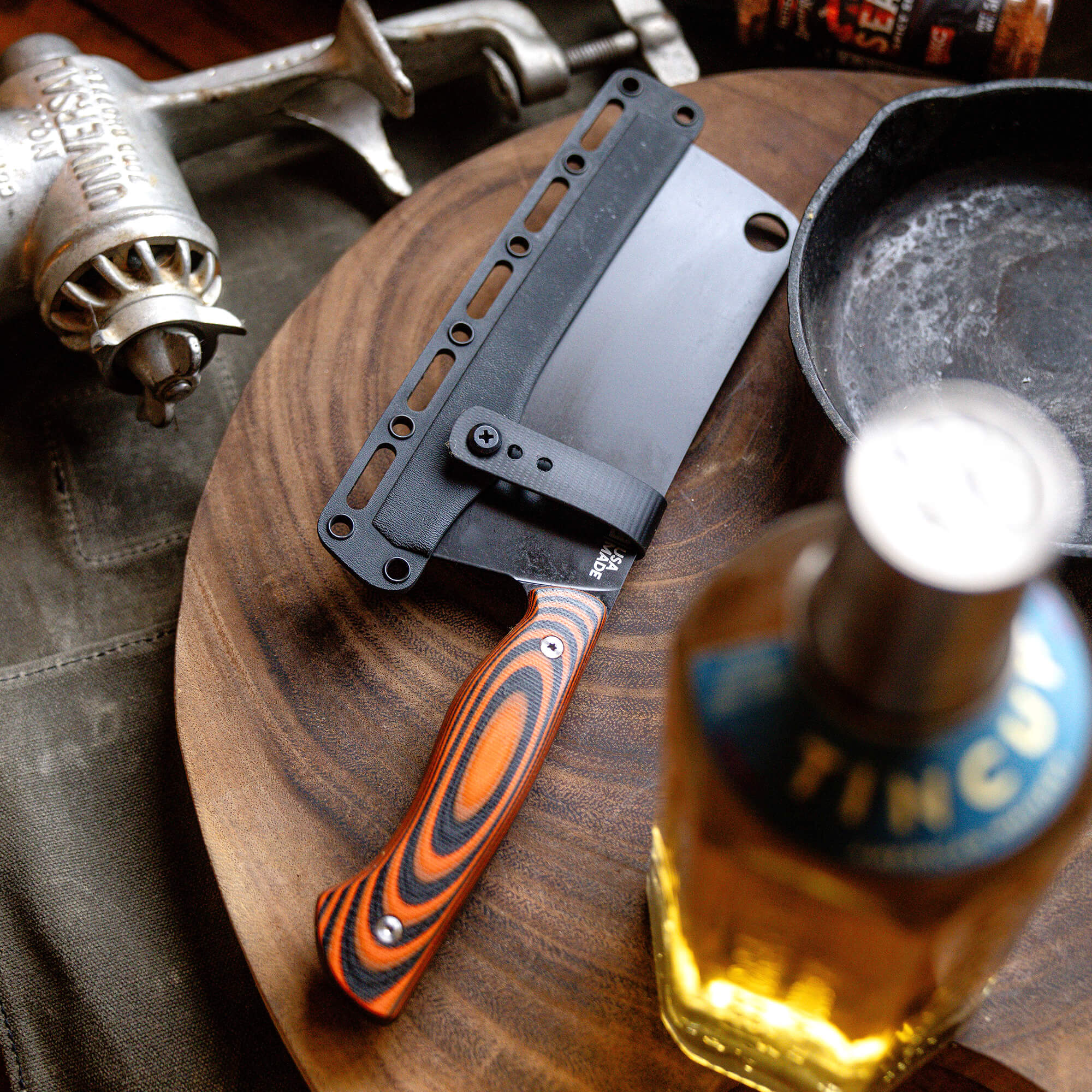 CATTLEMEN CLEAVER 2.0 - ORANGE & BLACK - Image 4