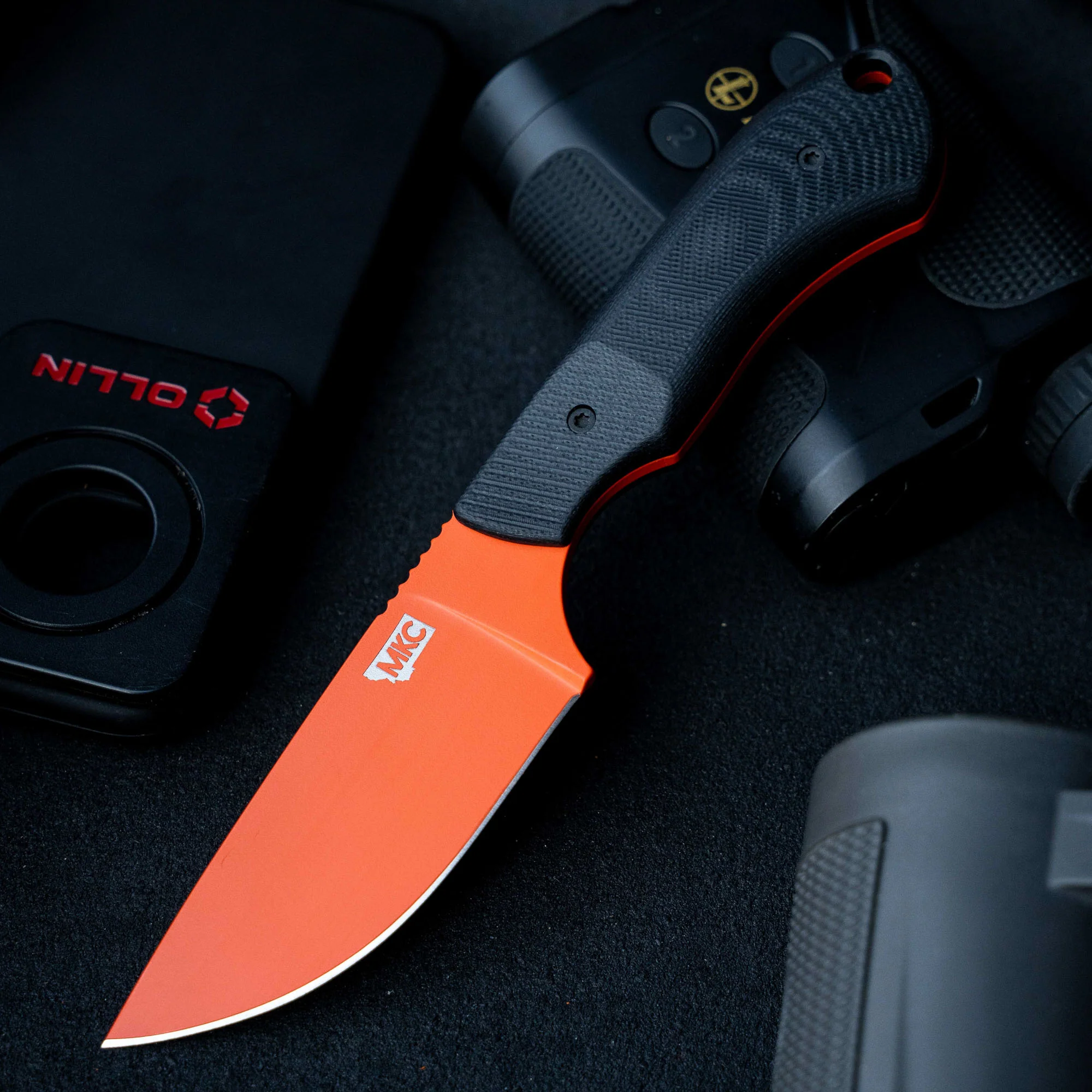 MKC ELK KNIFE - BLAZE ORANGE CERAKOTE™ - Image 5