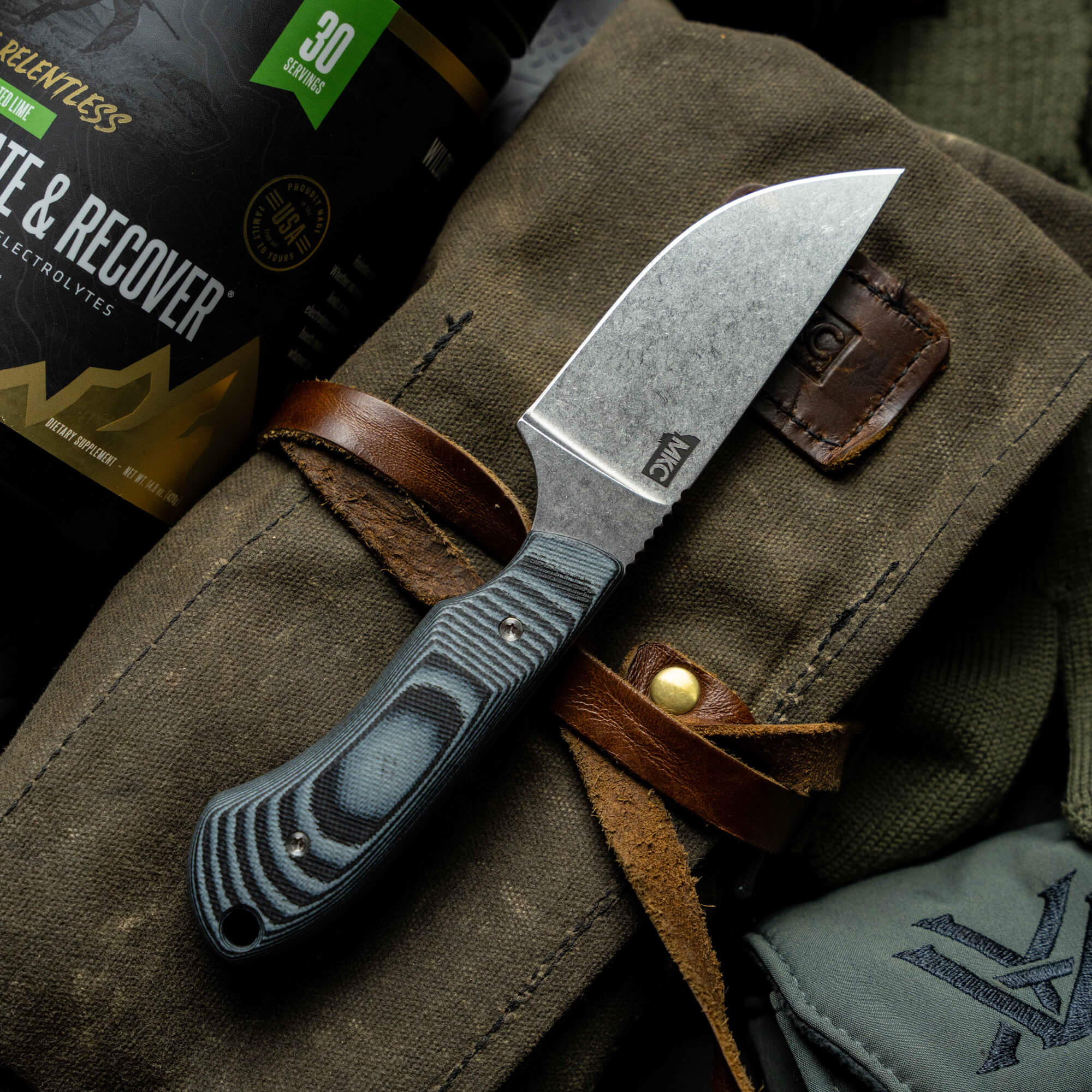 MKC ELK KNIFE - LIVE WILD EDITION - GREY & BLACK - Image 38
