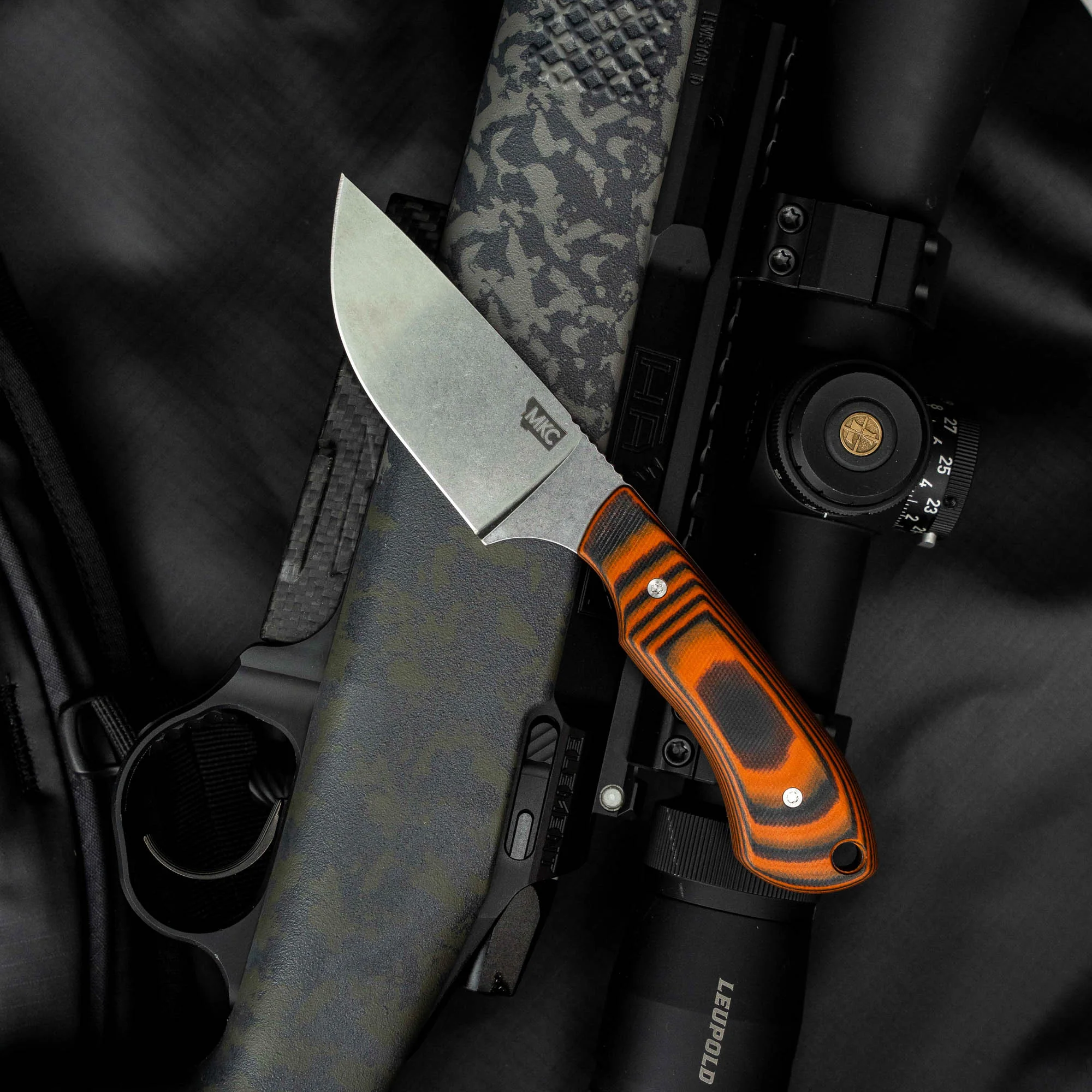 MKC ELK KNIFE - ORANGE & BLACK - Image 8