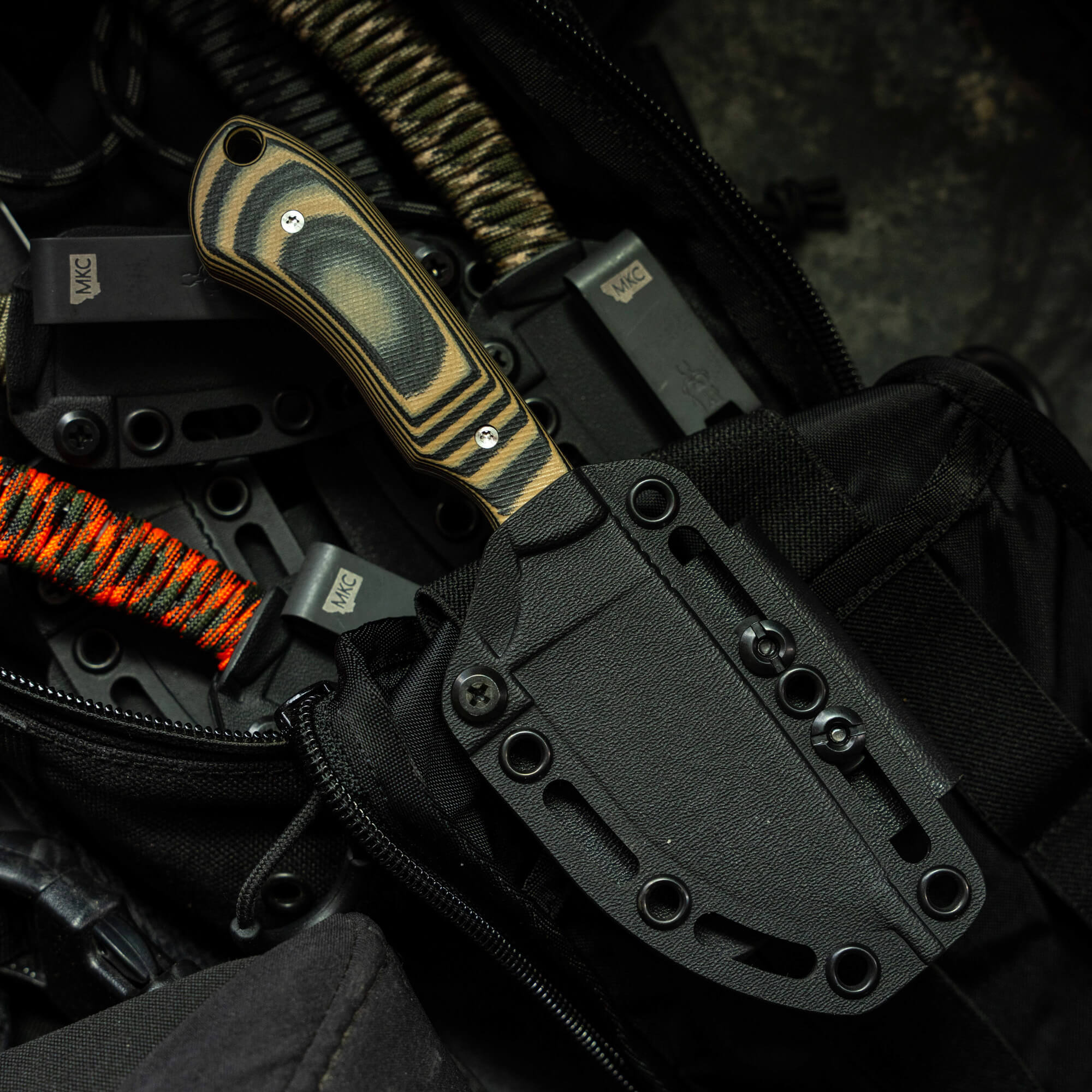 MKC ELK KNIFE - TAN & BLACK - Image 20