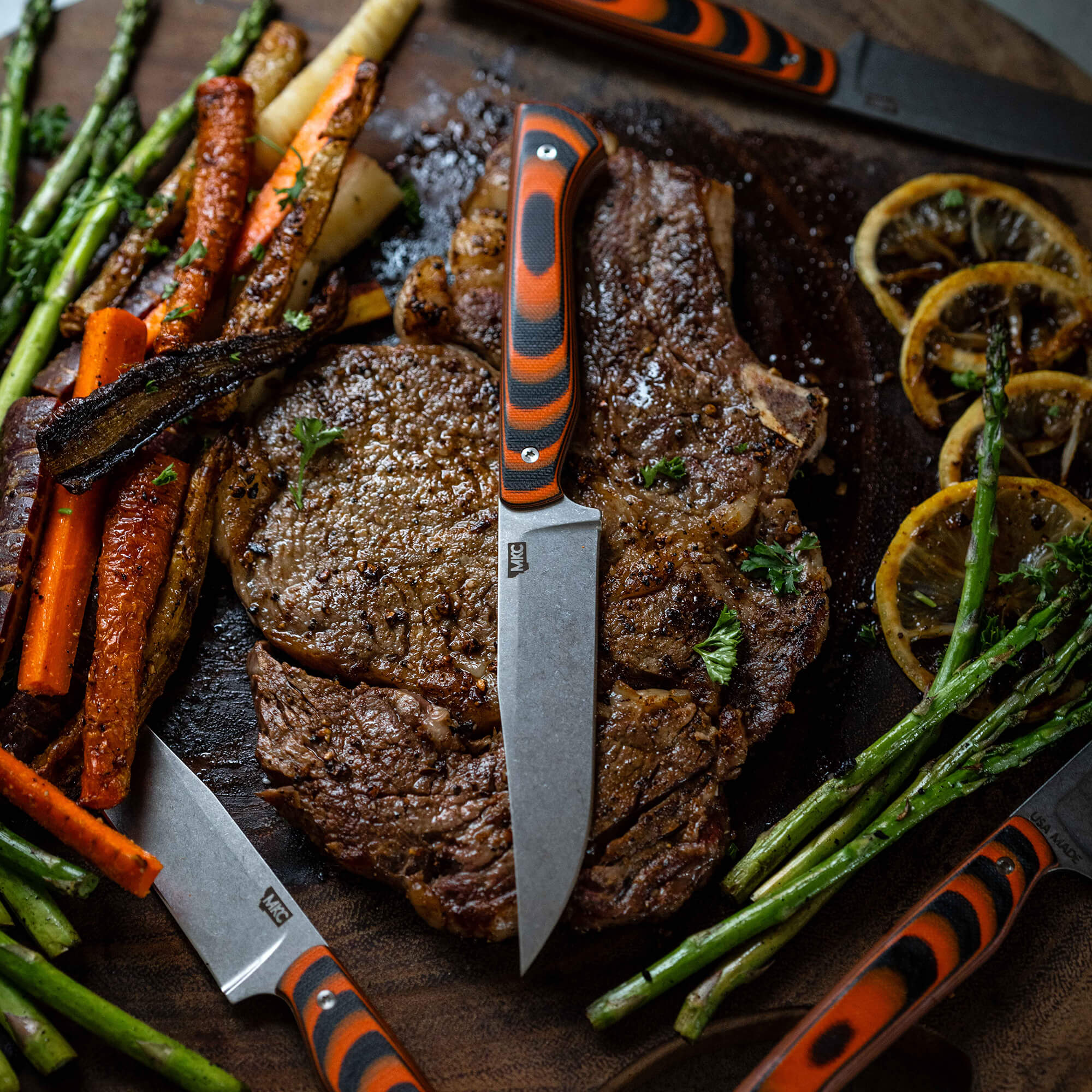 MKC STEAK KNIVES (SET OF 4) - ORANGE/BLACK - Image 33