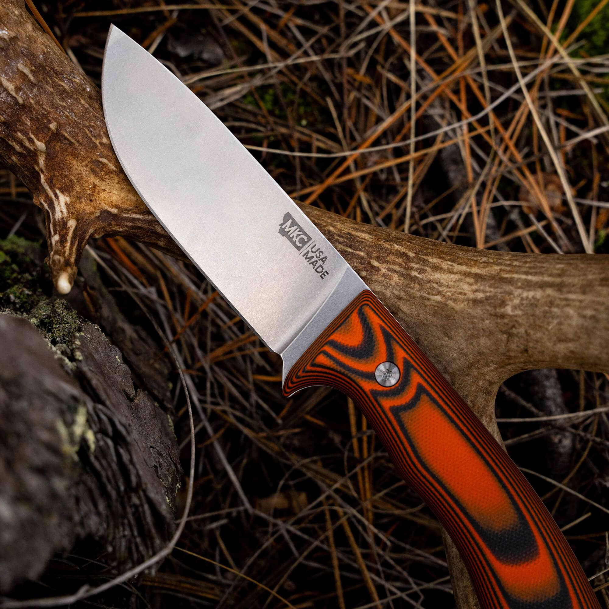 MKC MULE DEER KNIFE - ORANGE & BLACK - Image 10