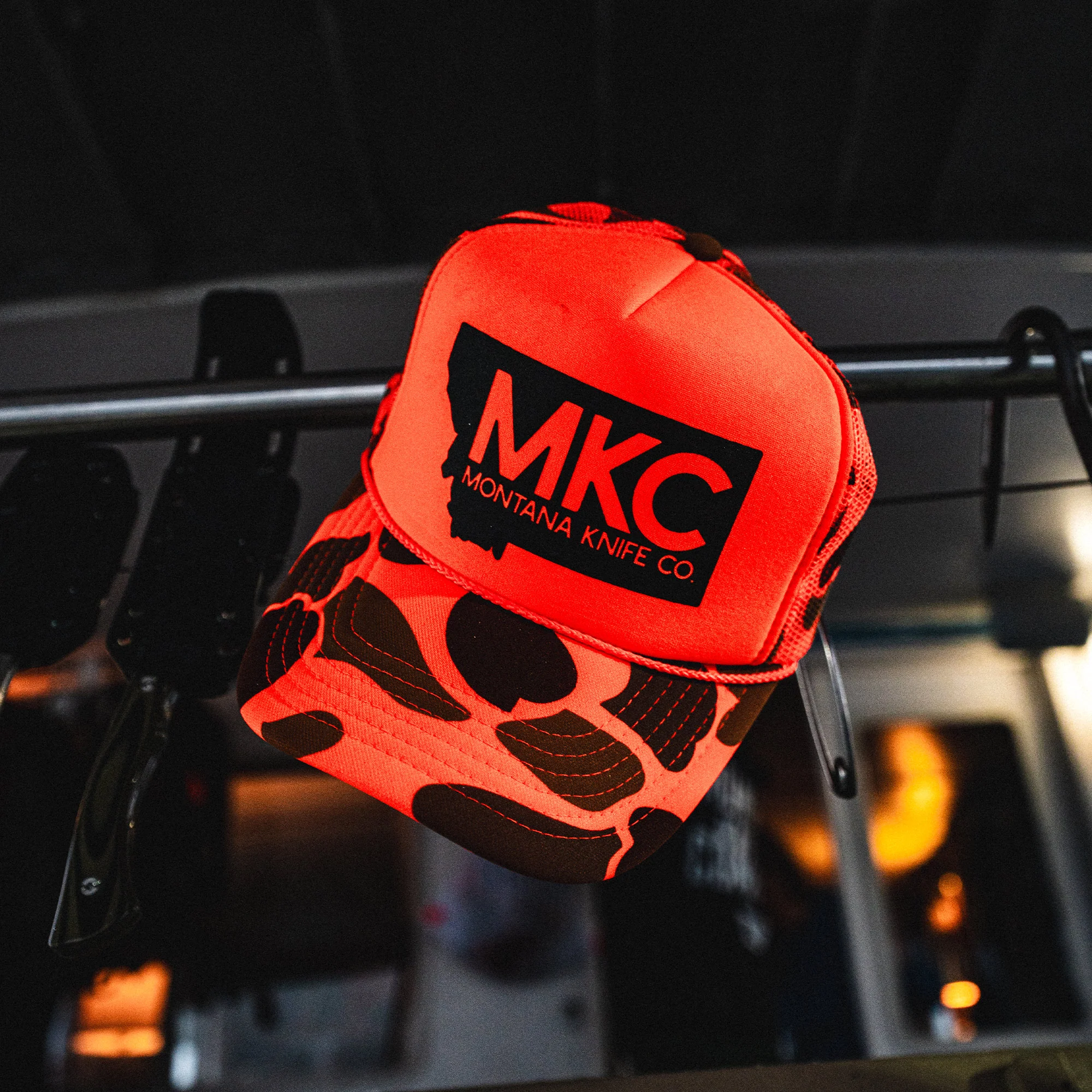 MKC BIG STATE LOGO - ORANGE FOAM HUNTER HAT - Image 6