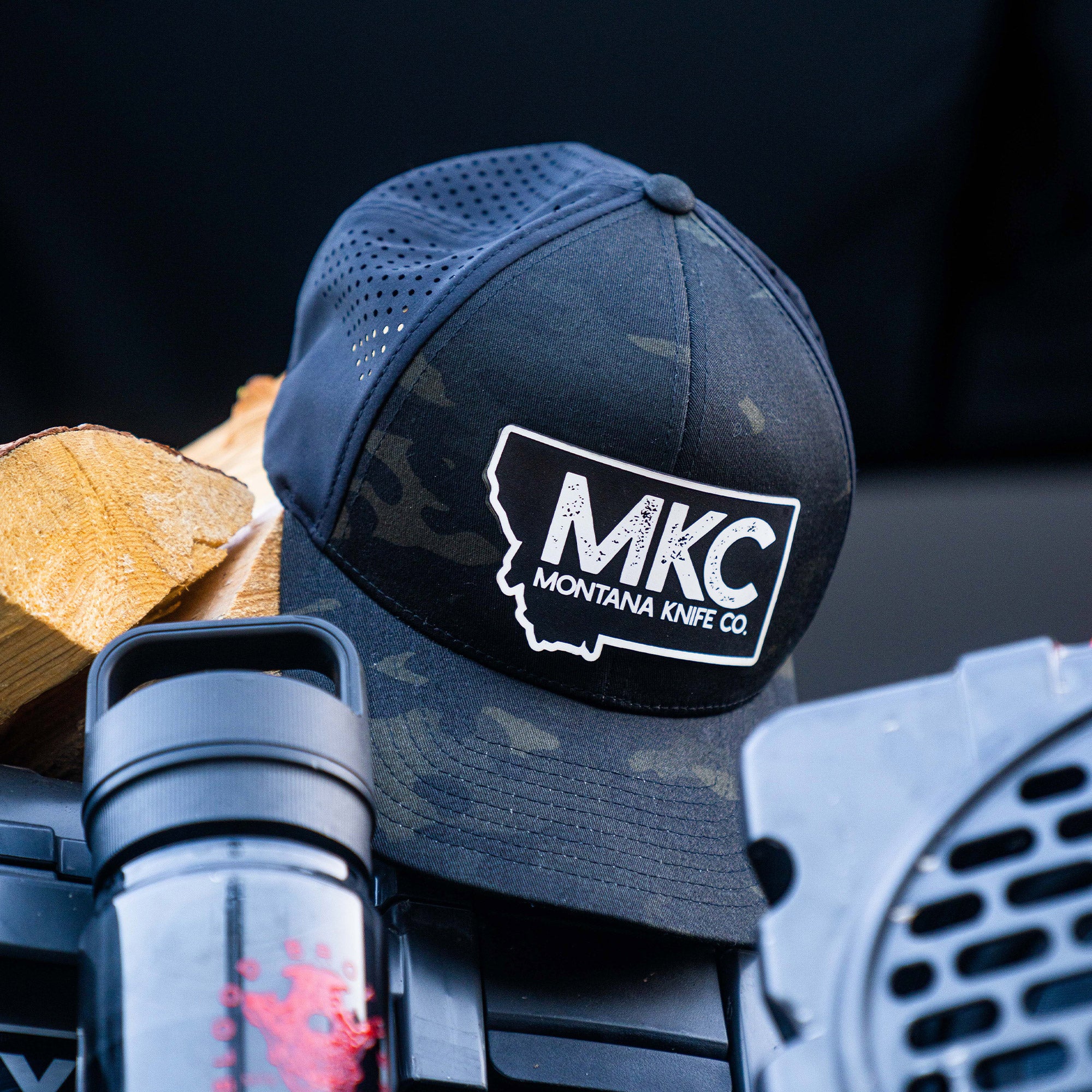 MKC BIG STATE PATCH - PERFORMANCE HAT - DARK CAMO - Image 3
