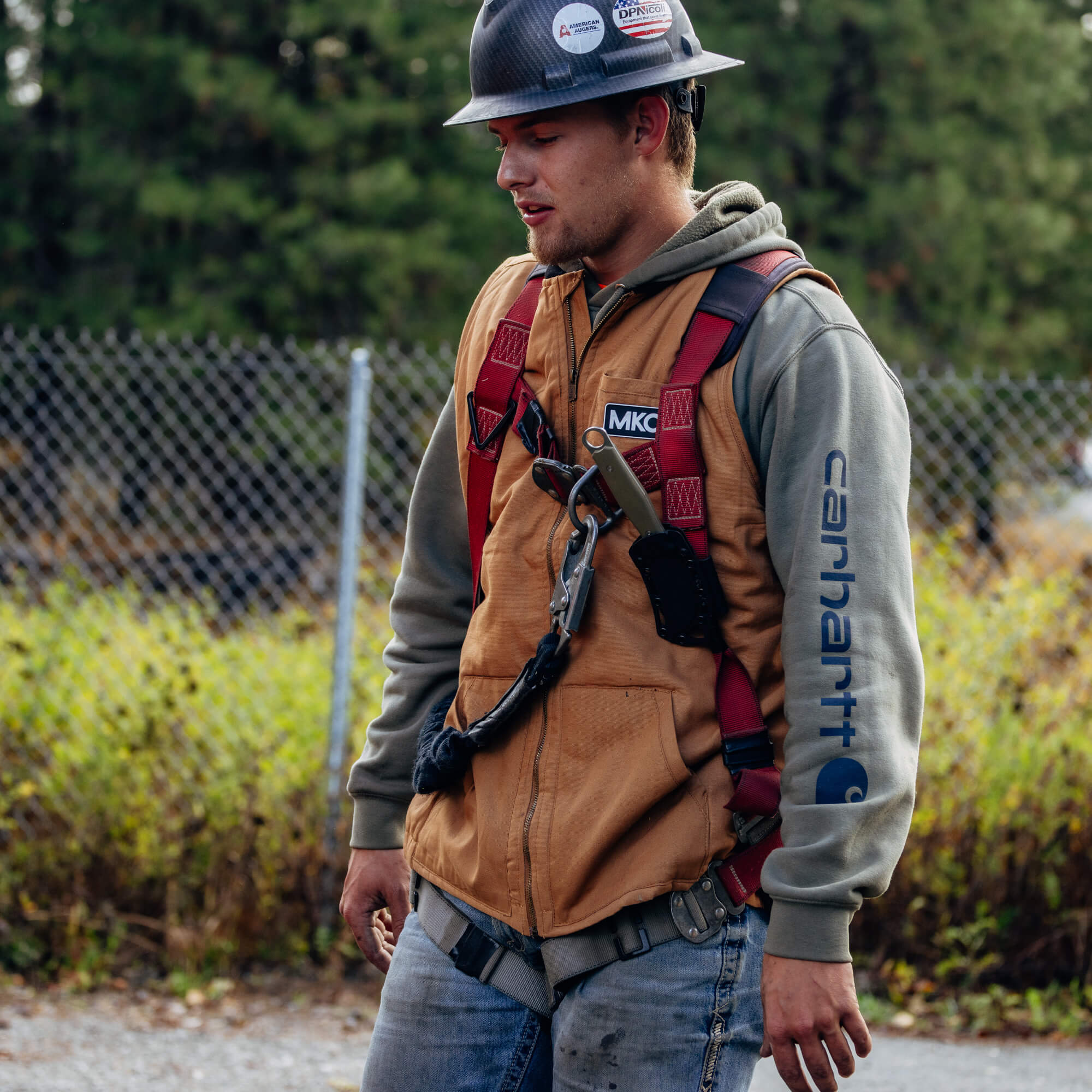MKC CANVAS WORK VEST - TAN - Image 17