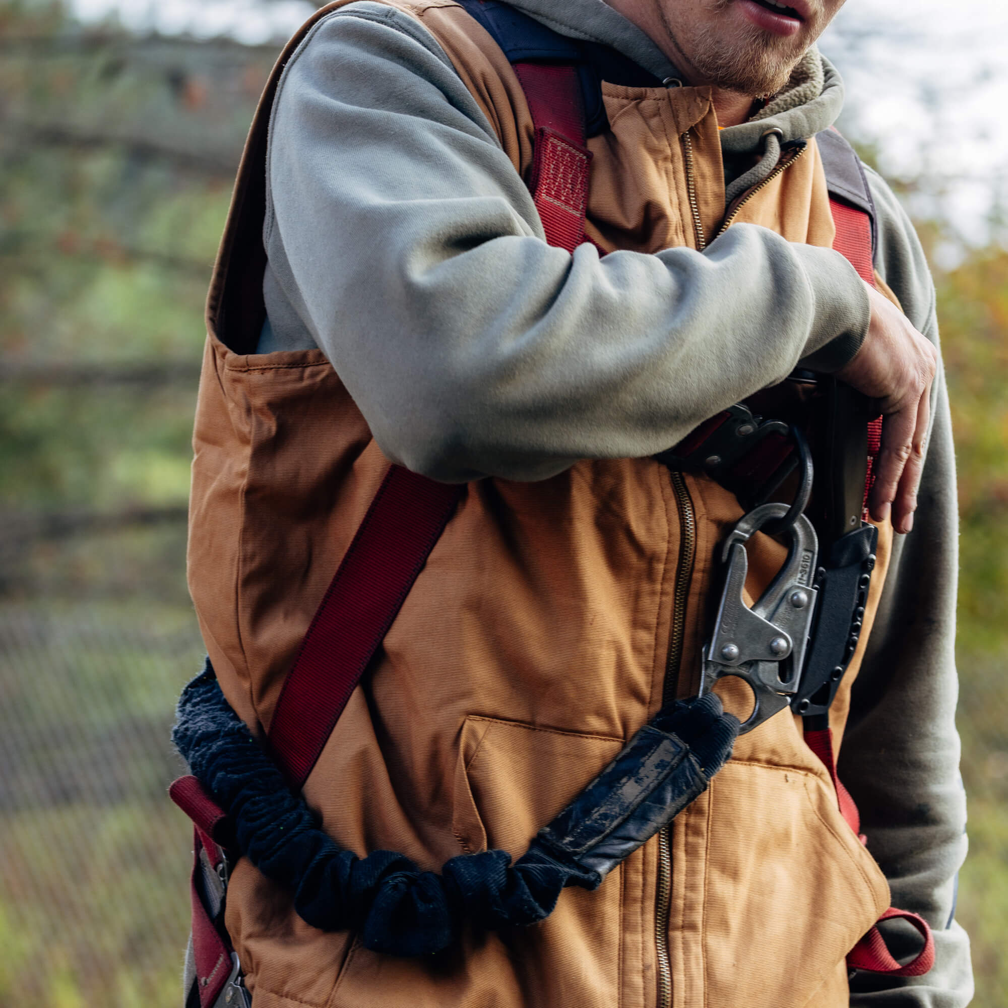MKC CANVAS WORK VEST - TAN - Image 18