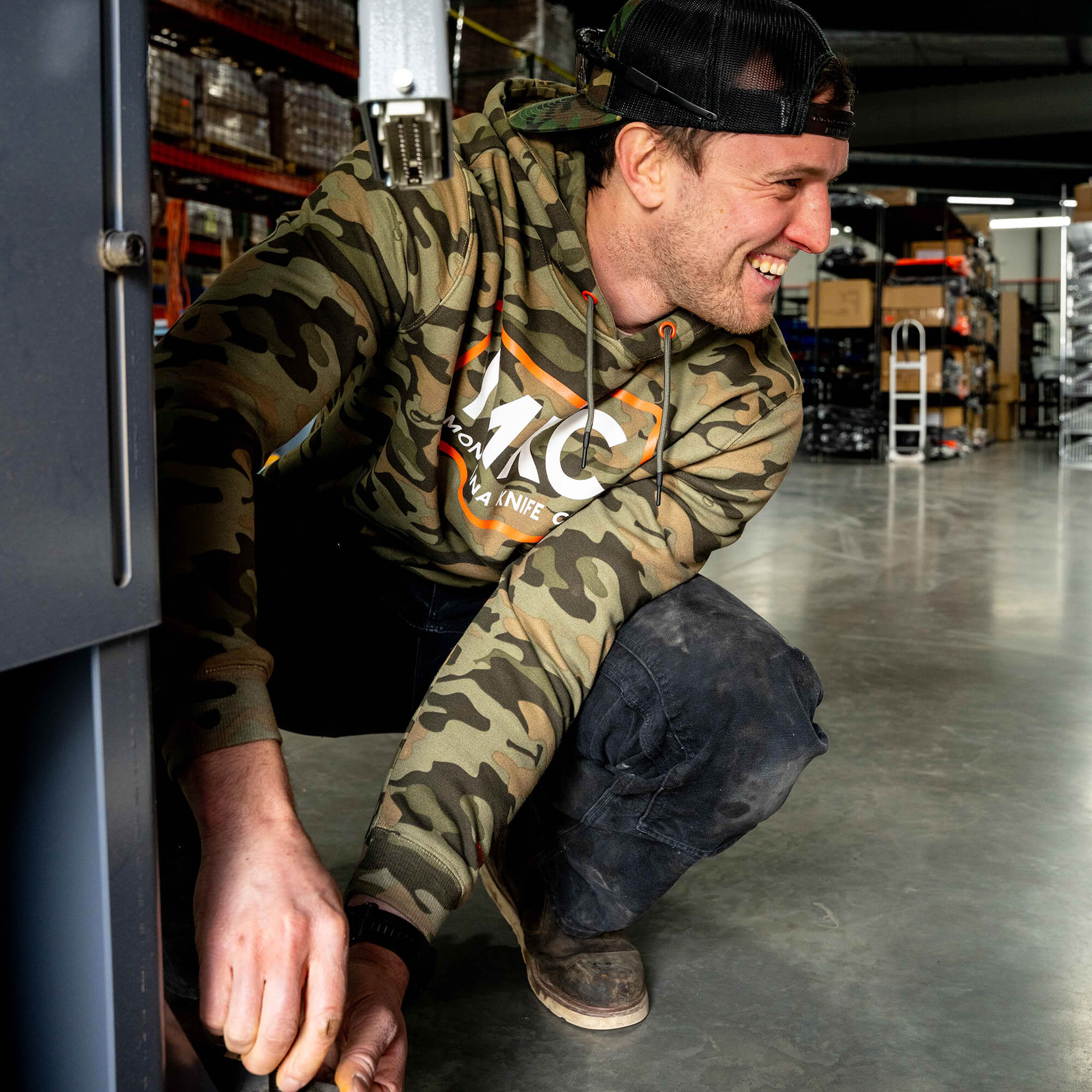 MKC FLEECE HOODIE - VINTAGE WOODLAND CAMO - Image 10