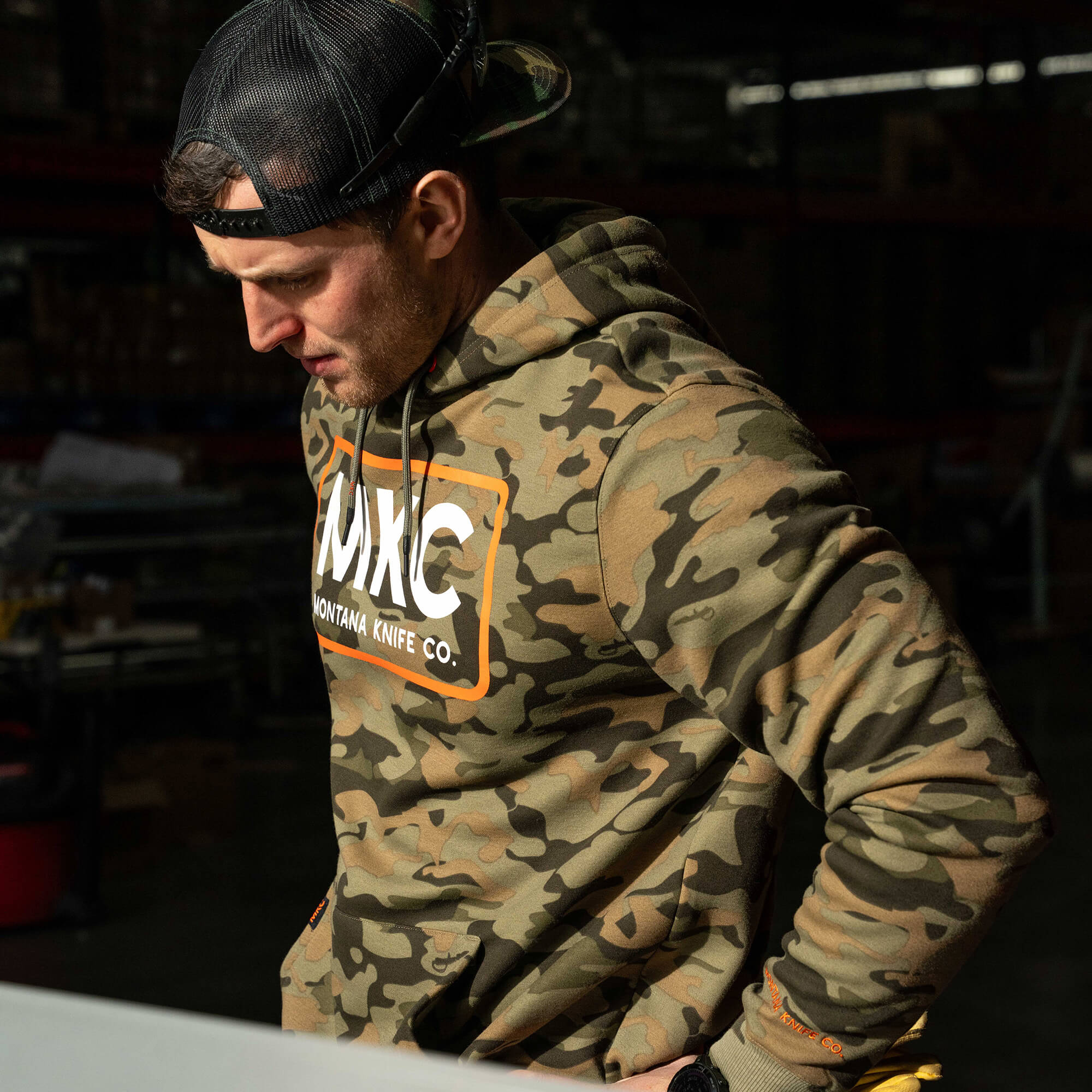 MKC FLEECE HOODIE - VINTAGE WOODLAND CAMO - Image 5