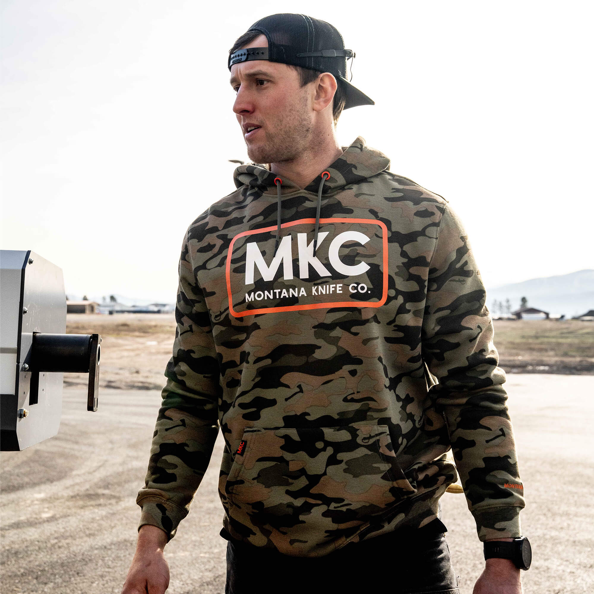 MKC FLEECE HOODIE - VINTAGE WOODLAND CAMO - Image 8