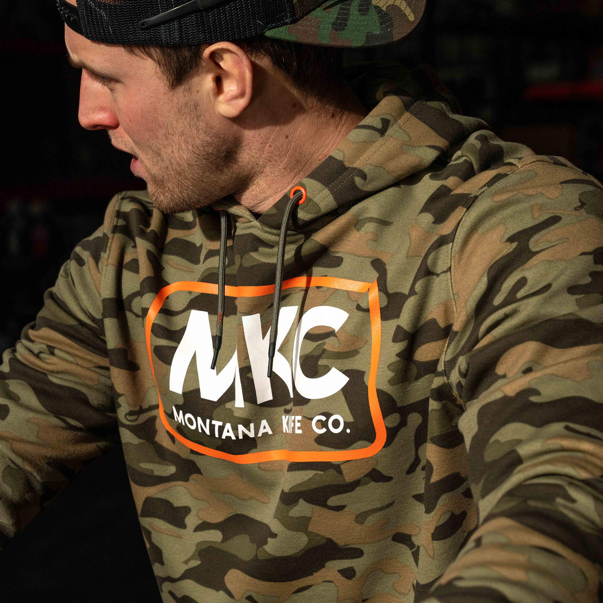 MKC FLEECE HOODIE - VINTAGE WOODLAND CAMO - Image 9