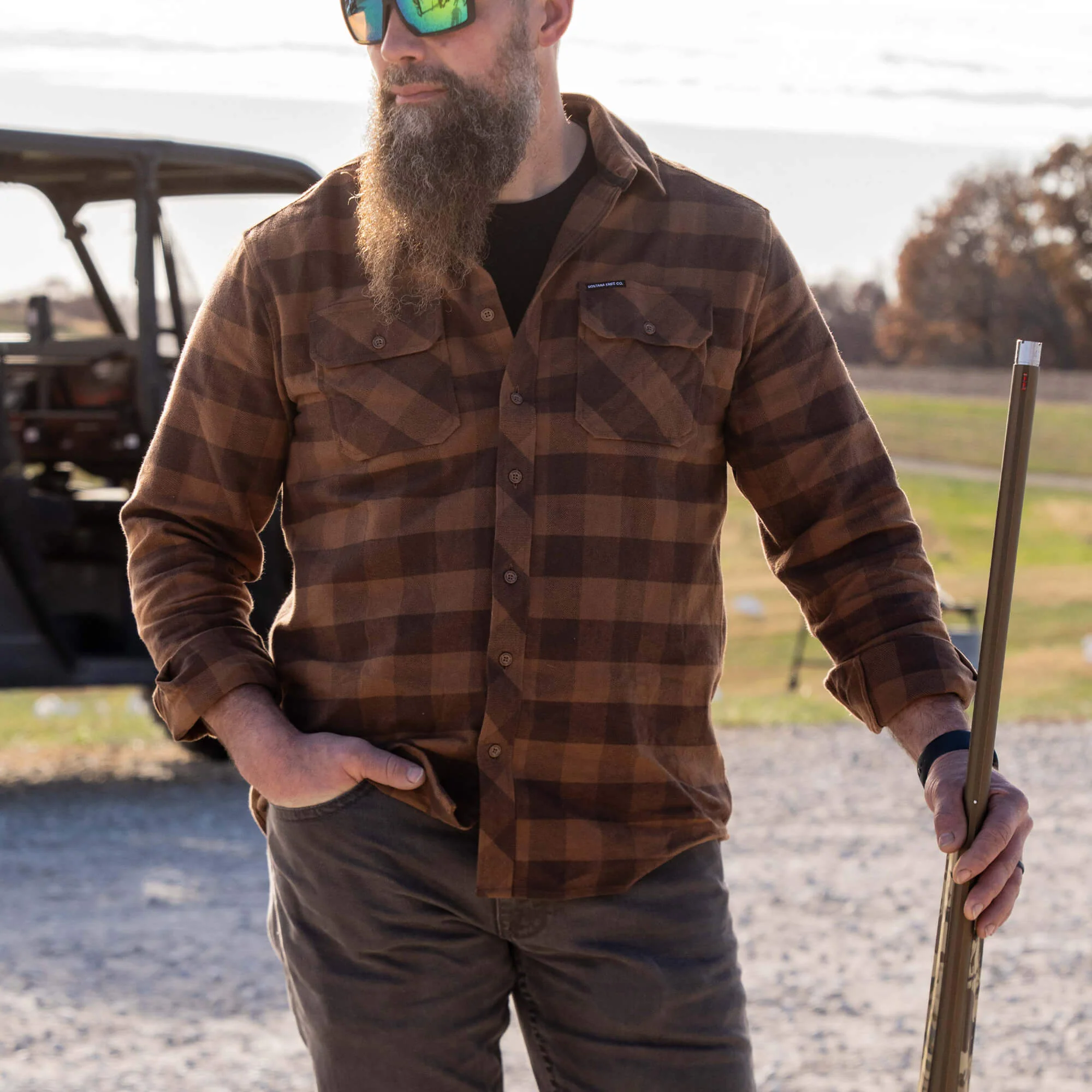 MKC HEAVYWEIGHT FLANNEL - DARK COYOTE - Image 13