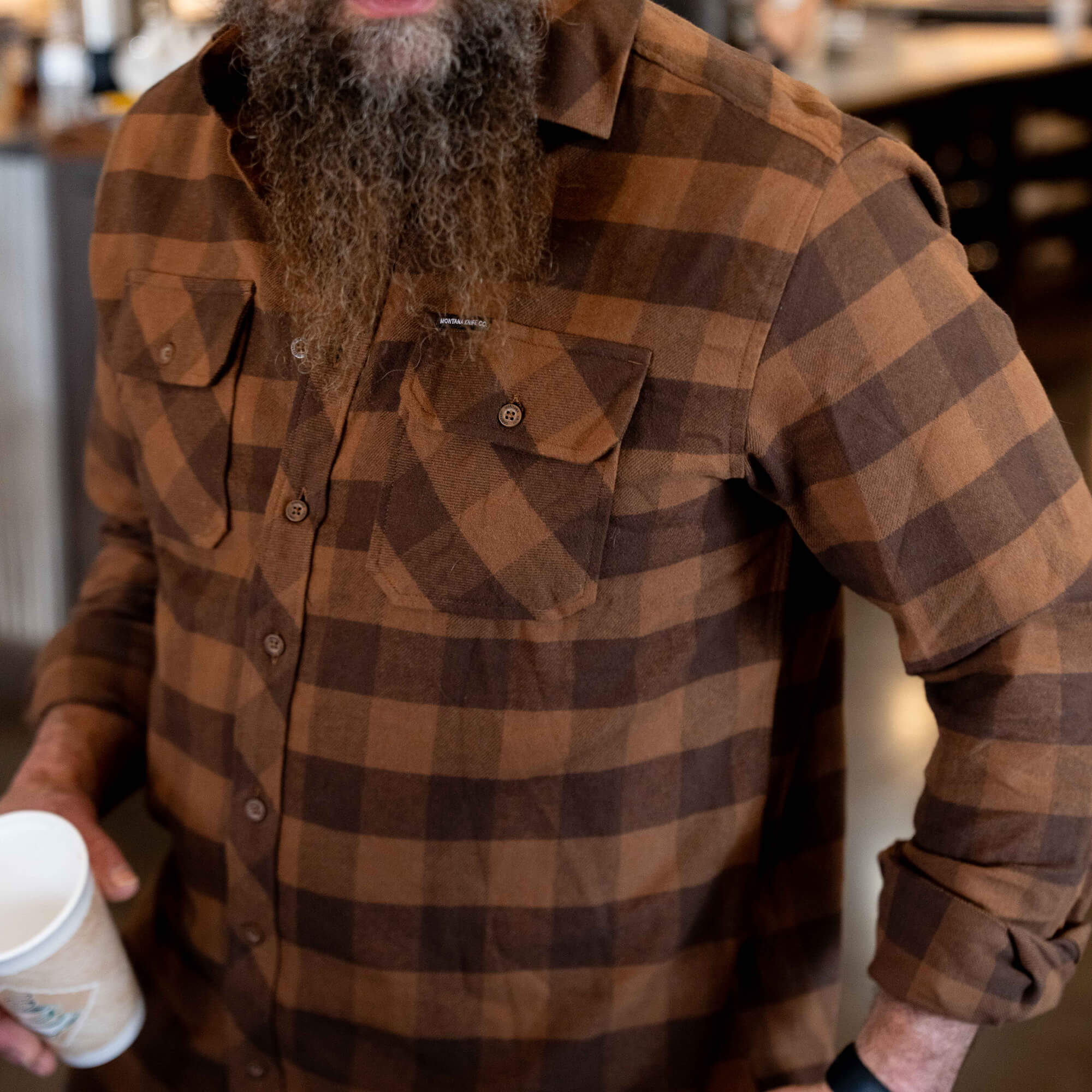 MKC HEAVYWEIGHT FLANNEL - DARK COYOTE - Image 6