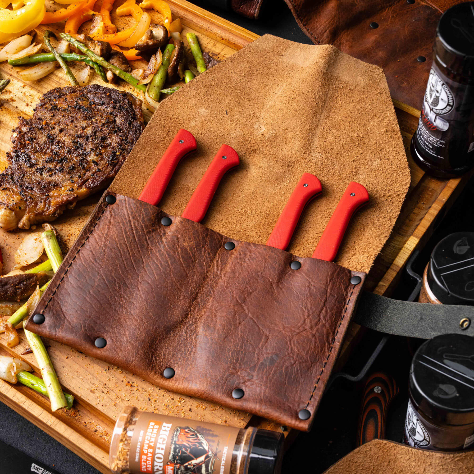 MKC STEAK KNIVES (SET OF 4) - PVD - RED - Image 24