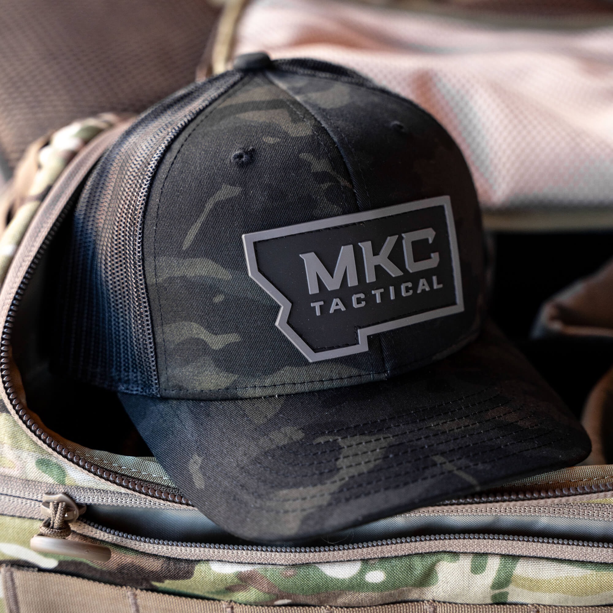 MKC TACTICAL SNAPBACK - MULTICAM BLACK - Image 2