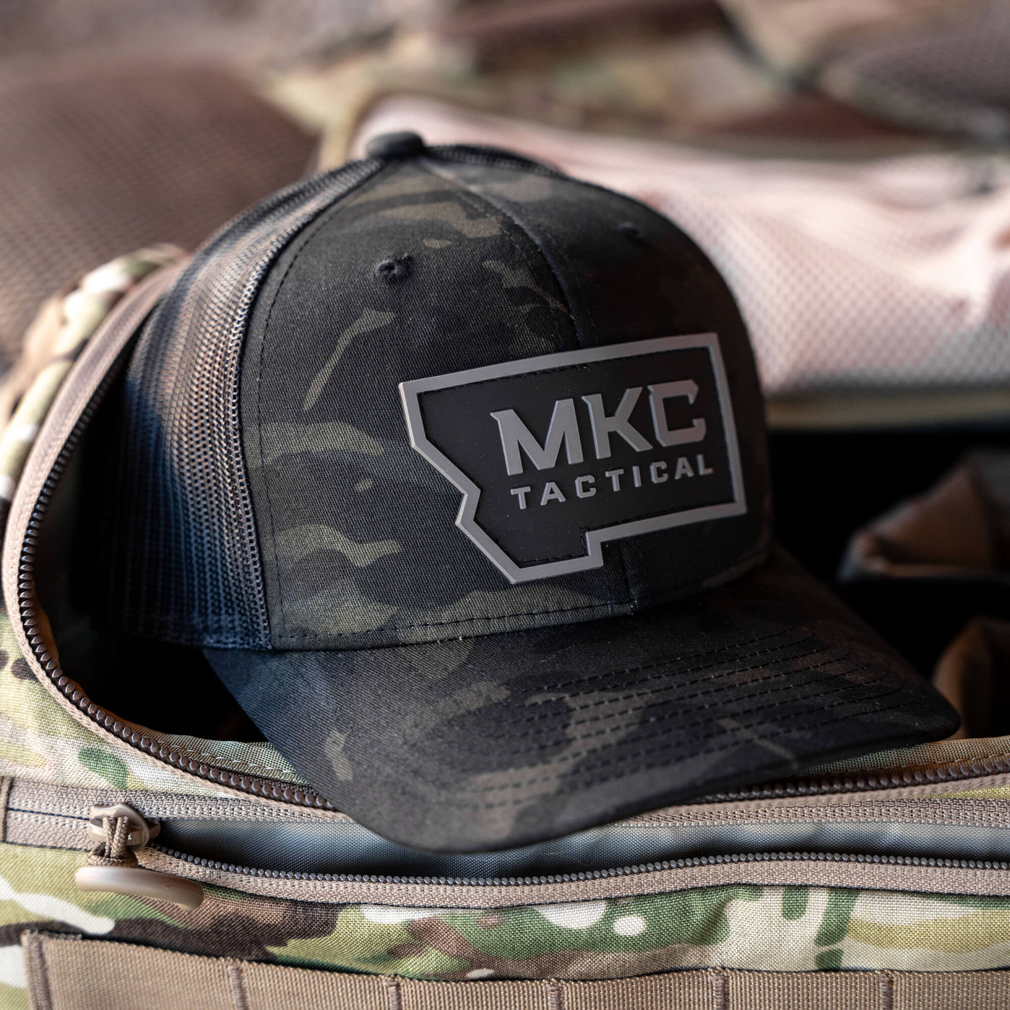 MKC TACTICAL SNAPBACK - MULTICAM BLACK - Image 5