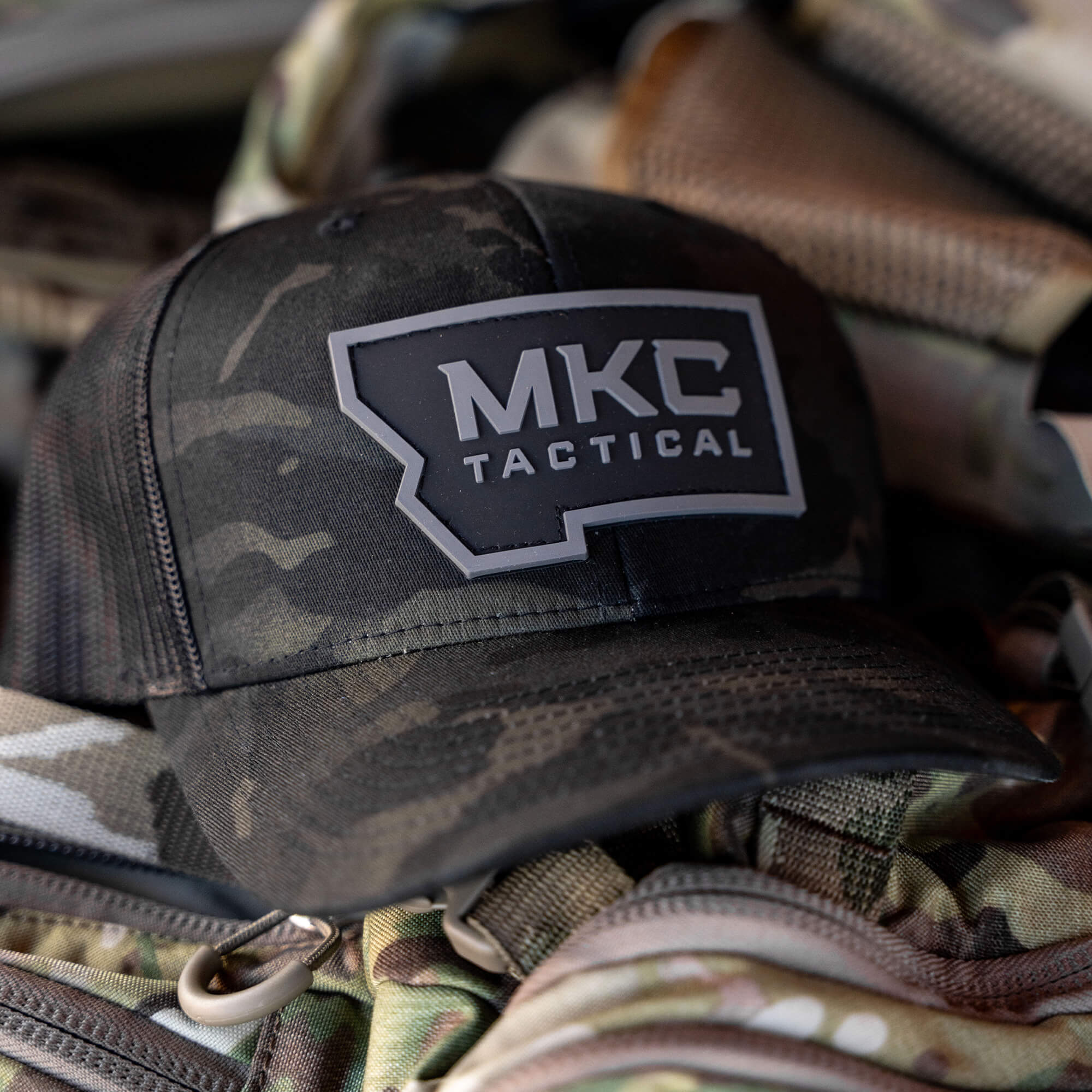 MKC TACTICAL SNAPBACK - MULTICAM BLACK - Image 7