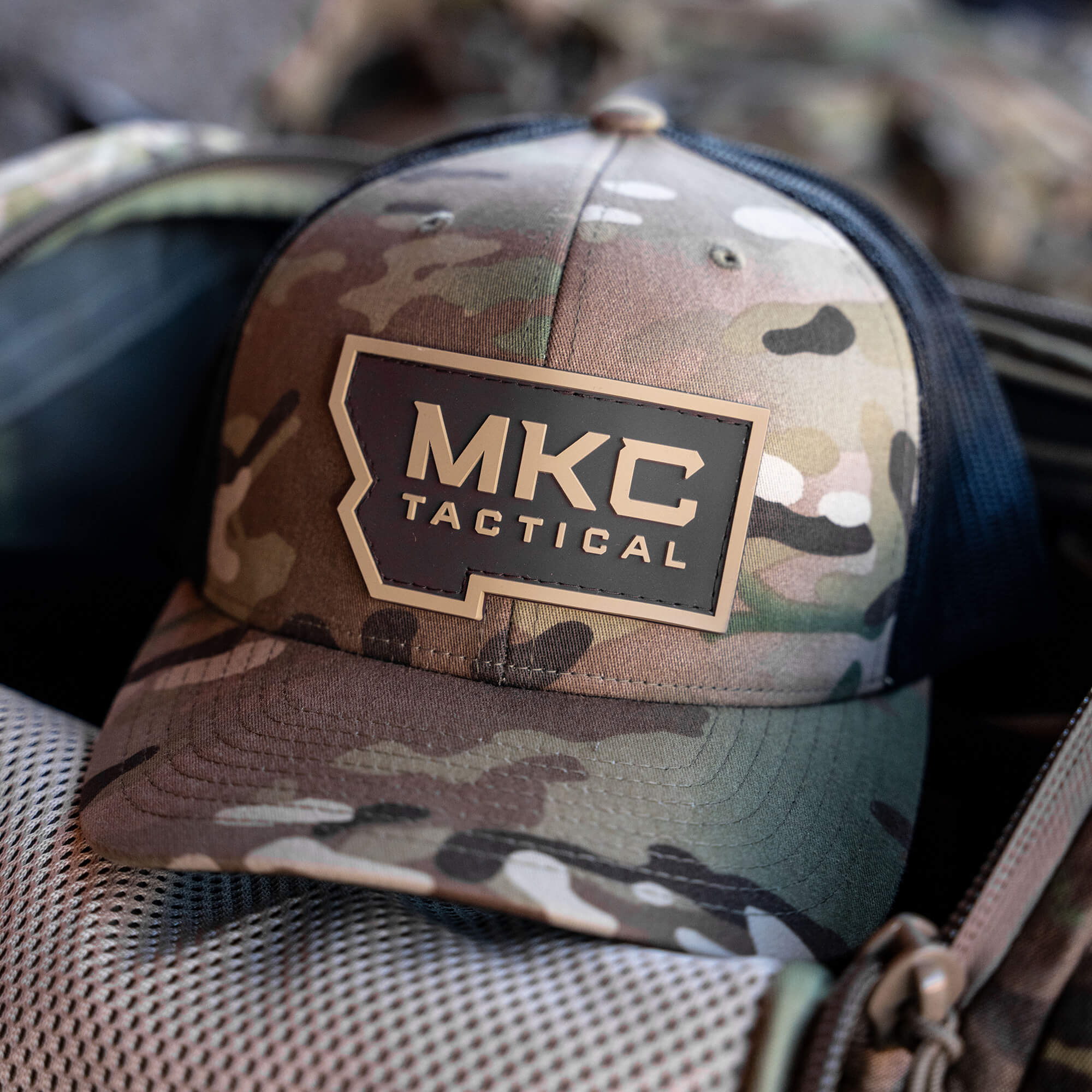 MKC TACTICAL SNAPBACK - MULTICAM TAN - Image 2