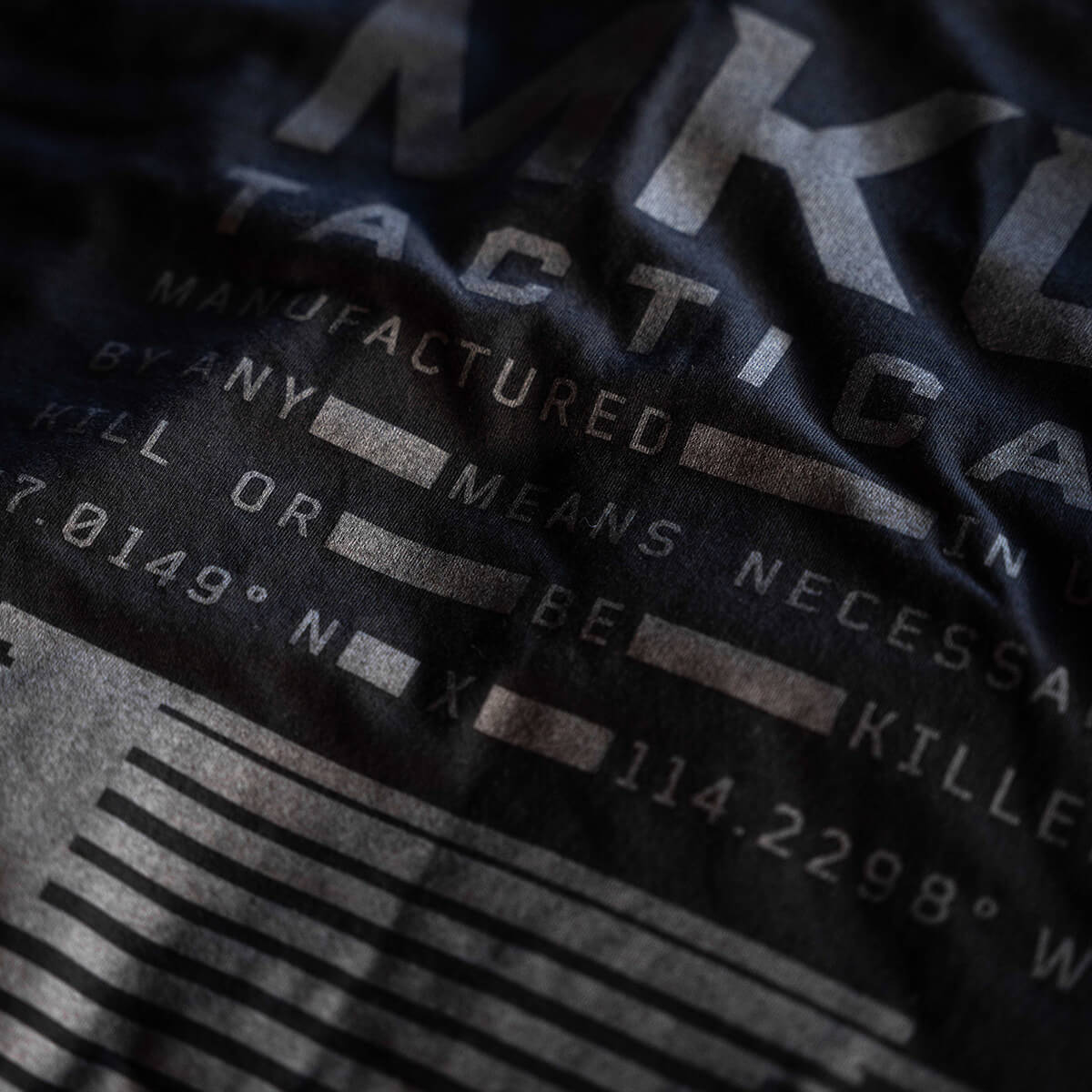 MKC TACTICAL STACKED TEE - BLACK - Image 7
