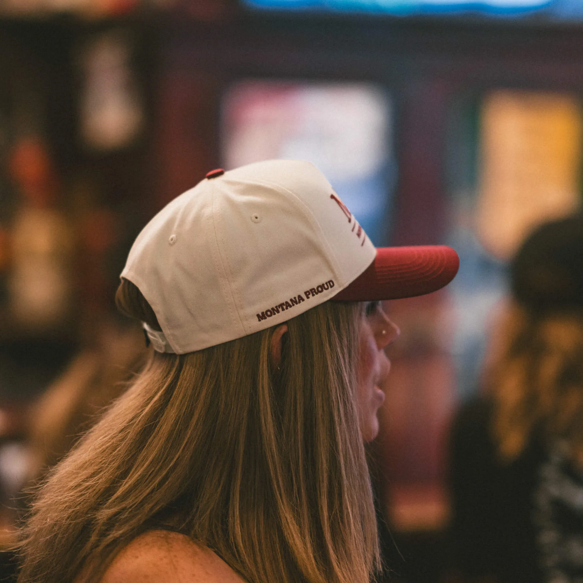 MKC UNIVERSITY HAT - IVORY/MAROON - Image 42