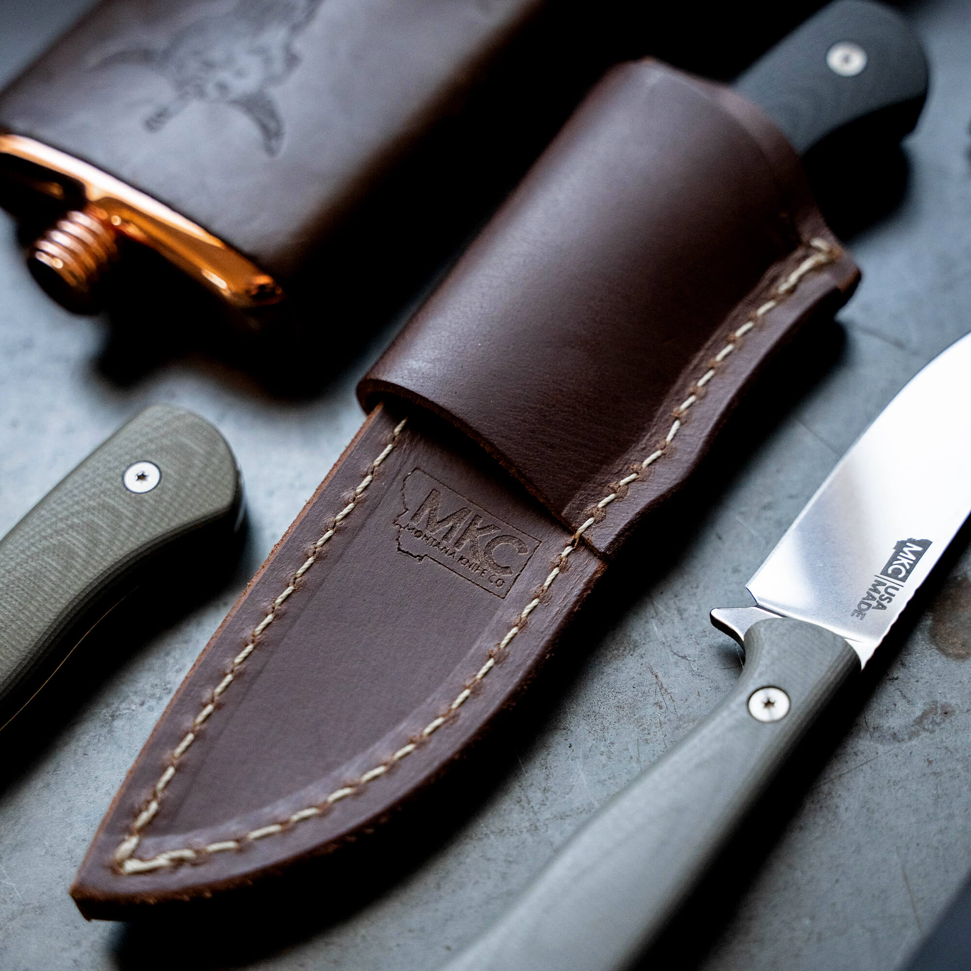 MKC WHITETAIL - HORIZONTAL LEATHER SHEATH - Image 12
