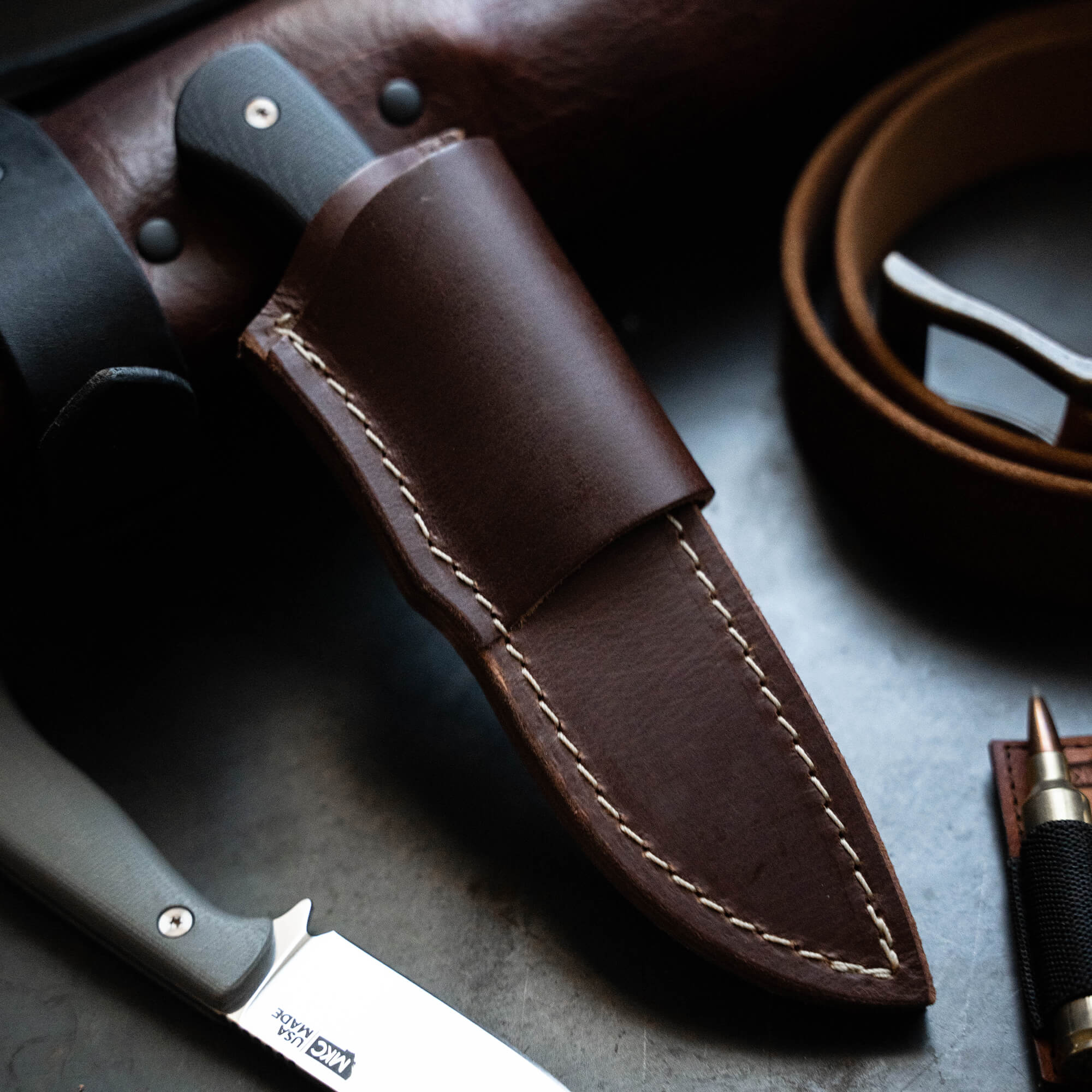 MKC WHITETAIL - HORIZONTAL LEATHER SHEATH - Image 4