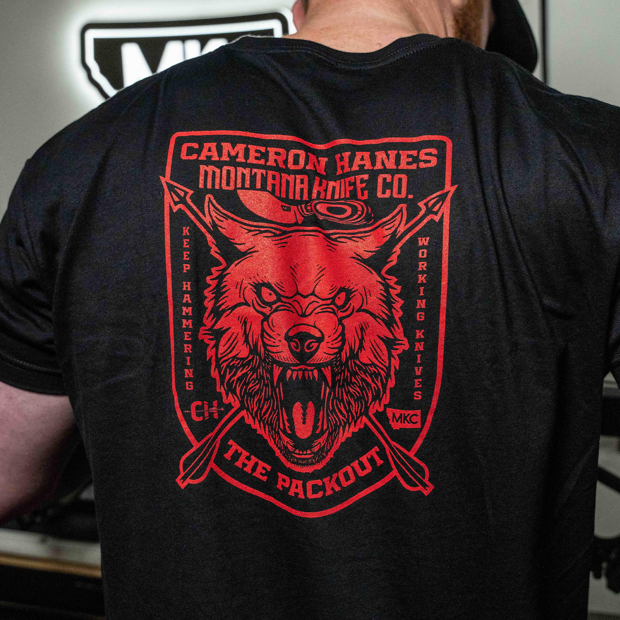 MKC X CAM HANES PACKOUT TEE - BLACK - Image 15
