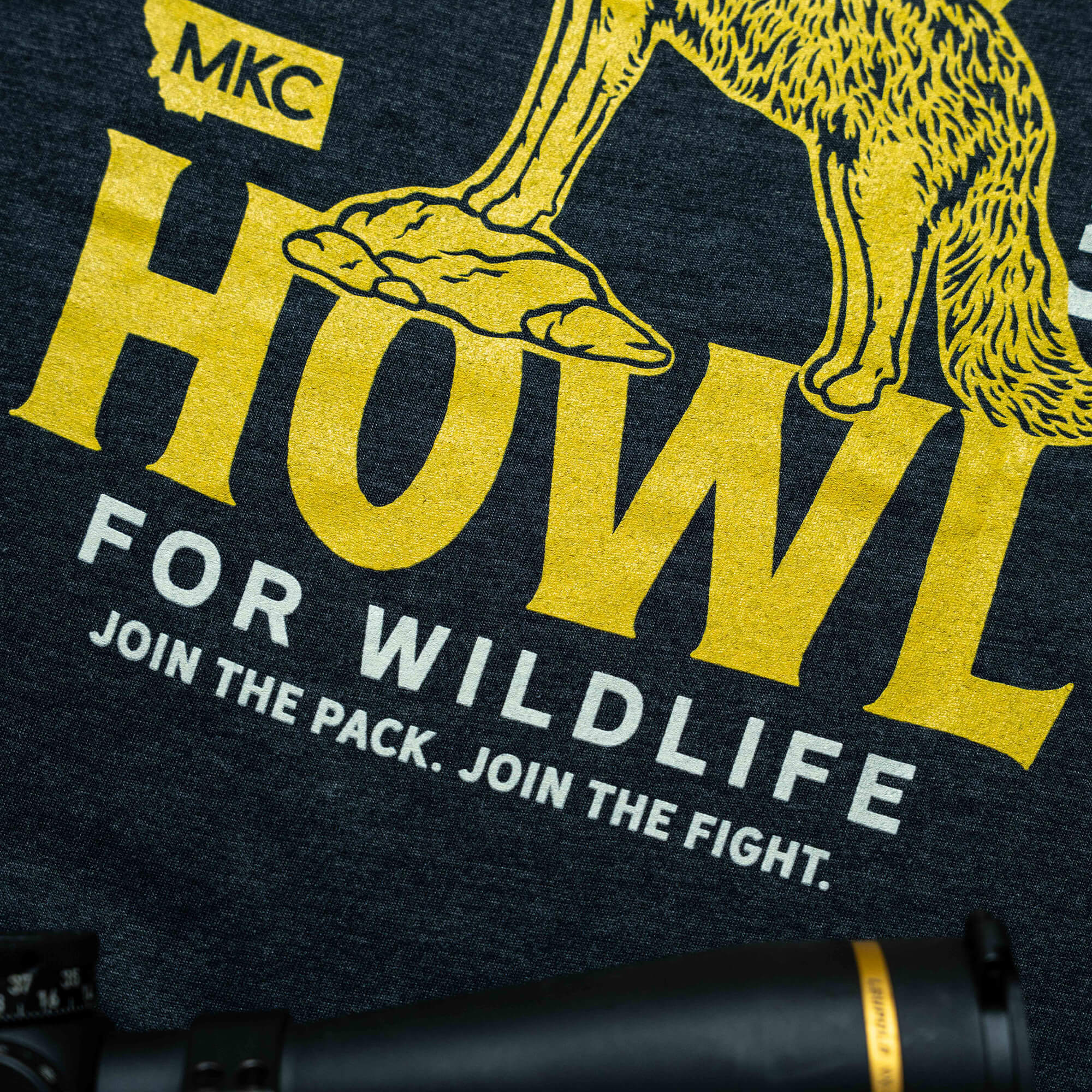 MKC x HOWL FOR WILDLIFE TEE - CHARCOAL - Image 14