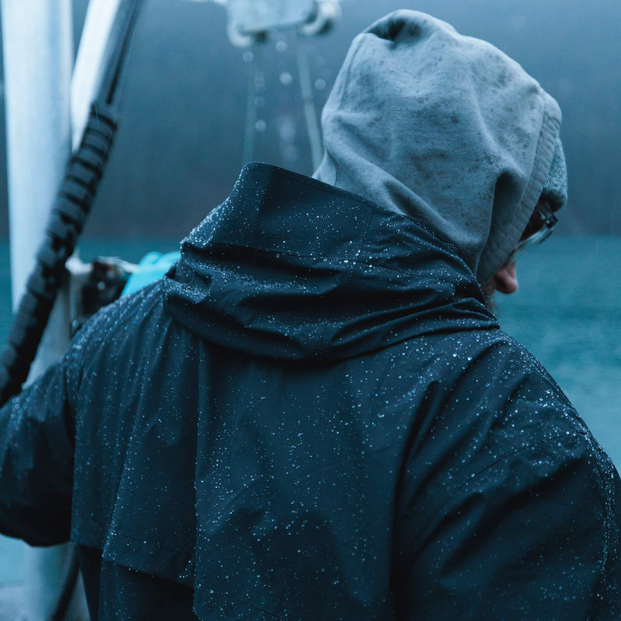 MT. REYNOLDS RAIN JACKET - BLACK - Image 7
