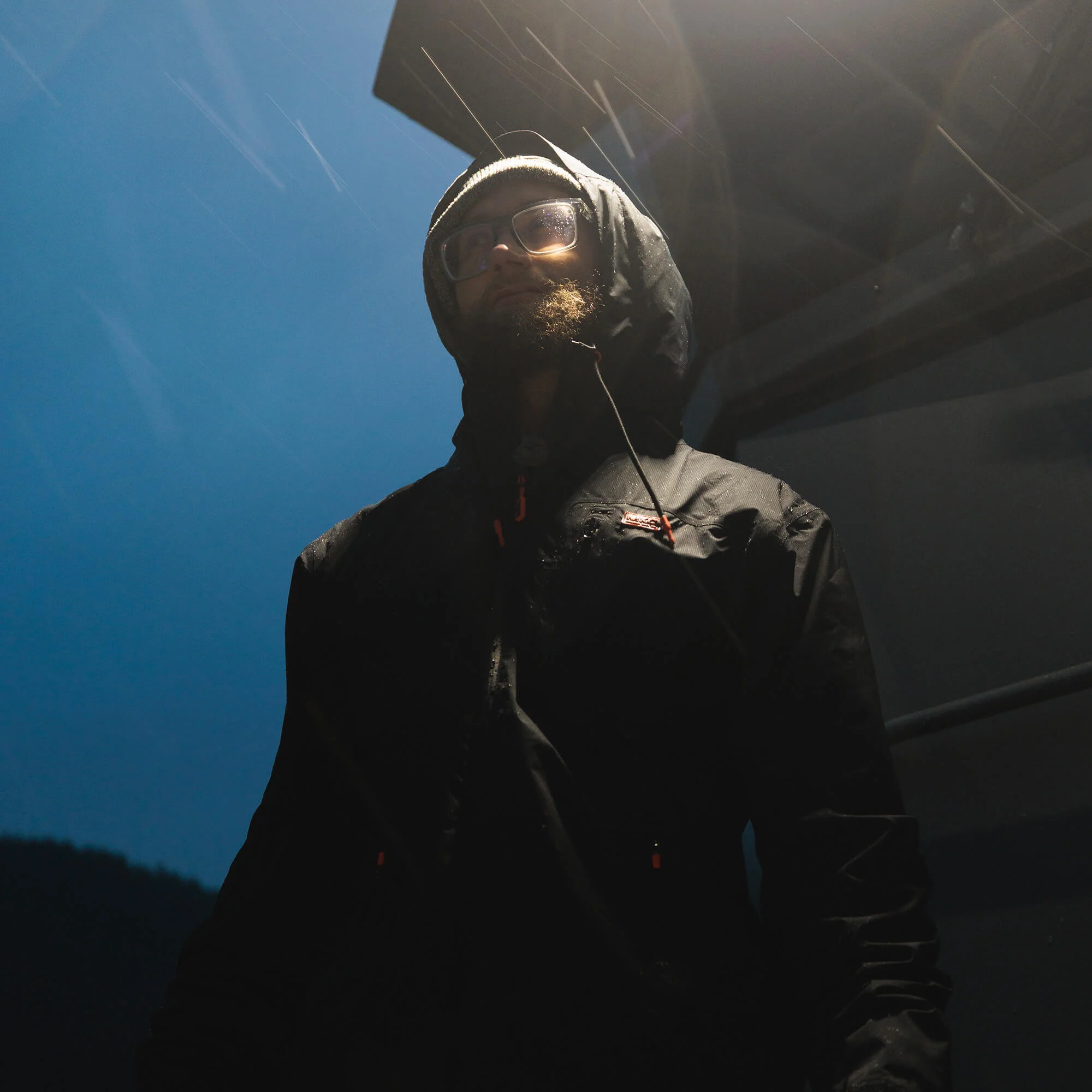 MT. REYNOLDS RAIN JACKET - BLACK - Image 8