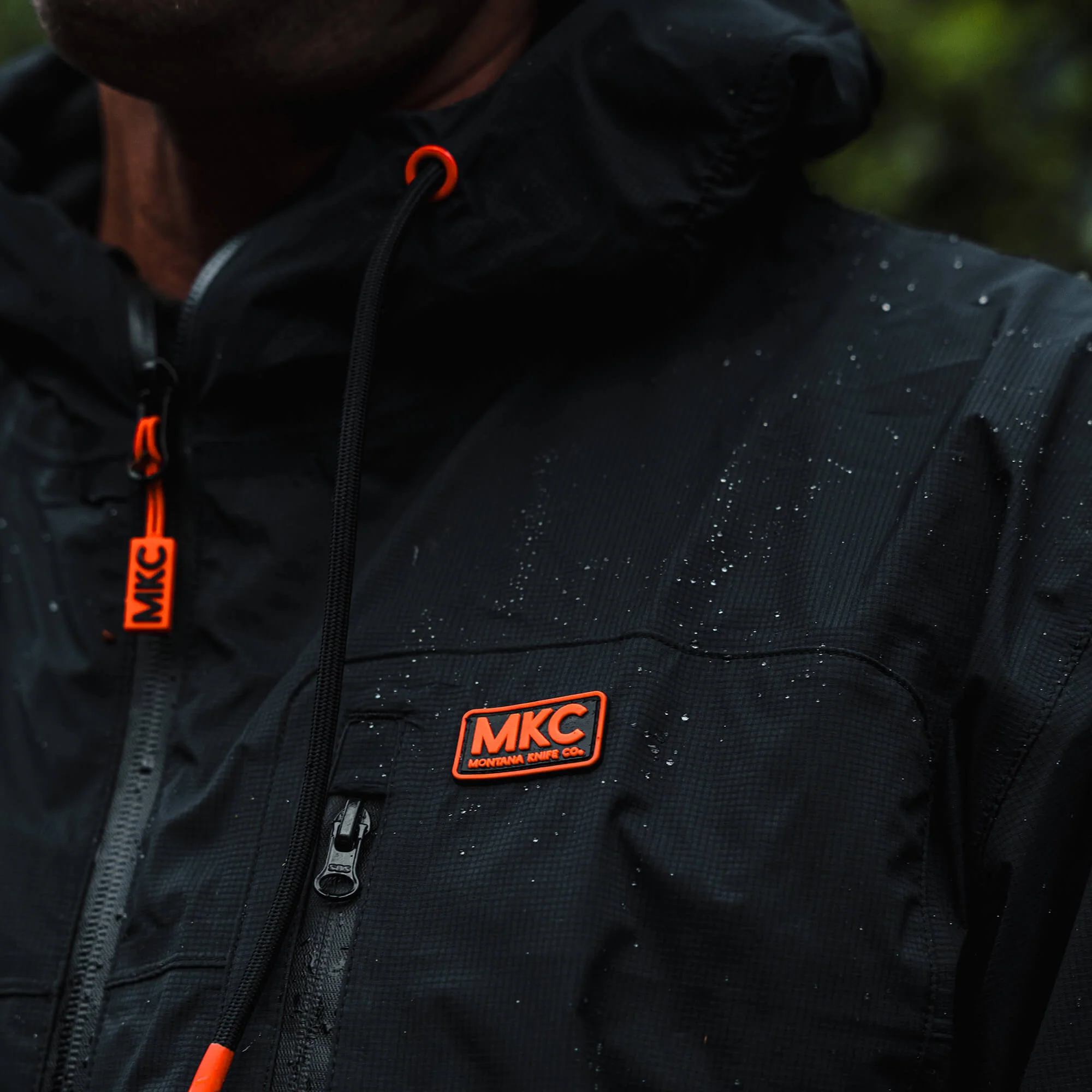 MT. REYNOLDS RAIN JACKET - BLACK - Image 9
