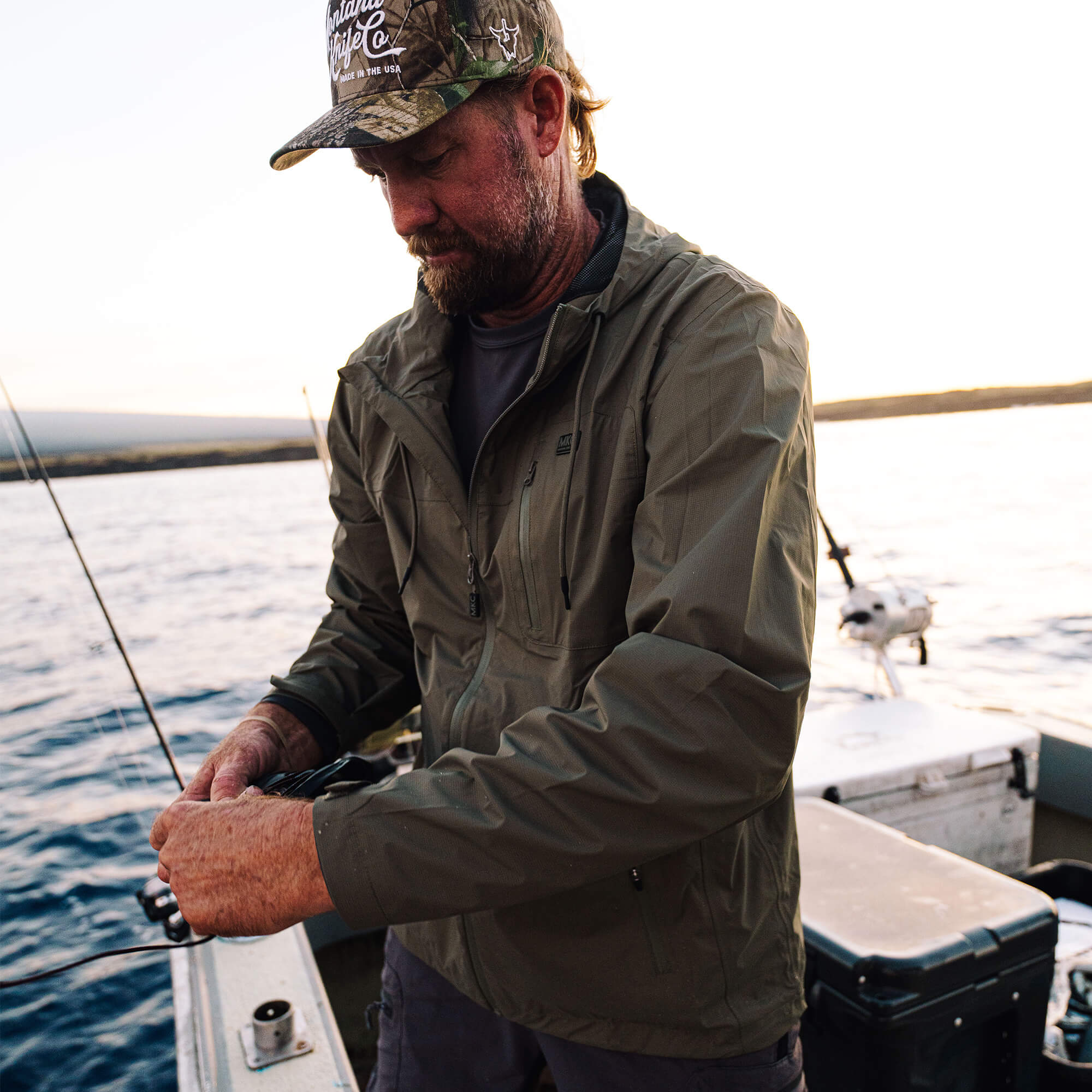 MT. REYNOLDS RAIN JACKET - OLIVE - Image 13