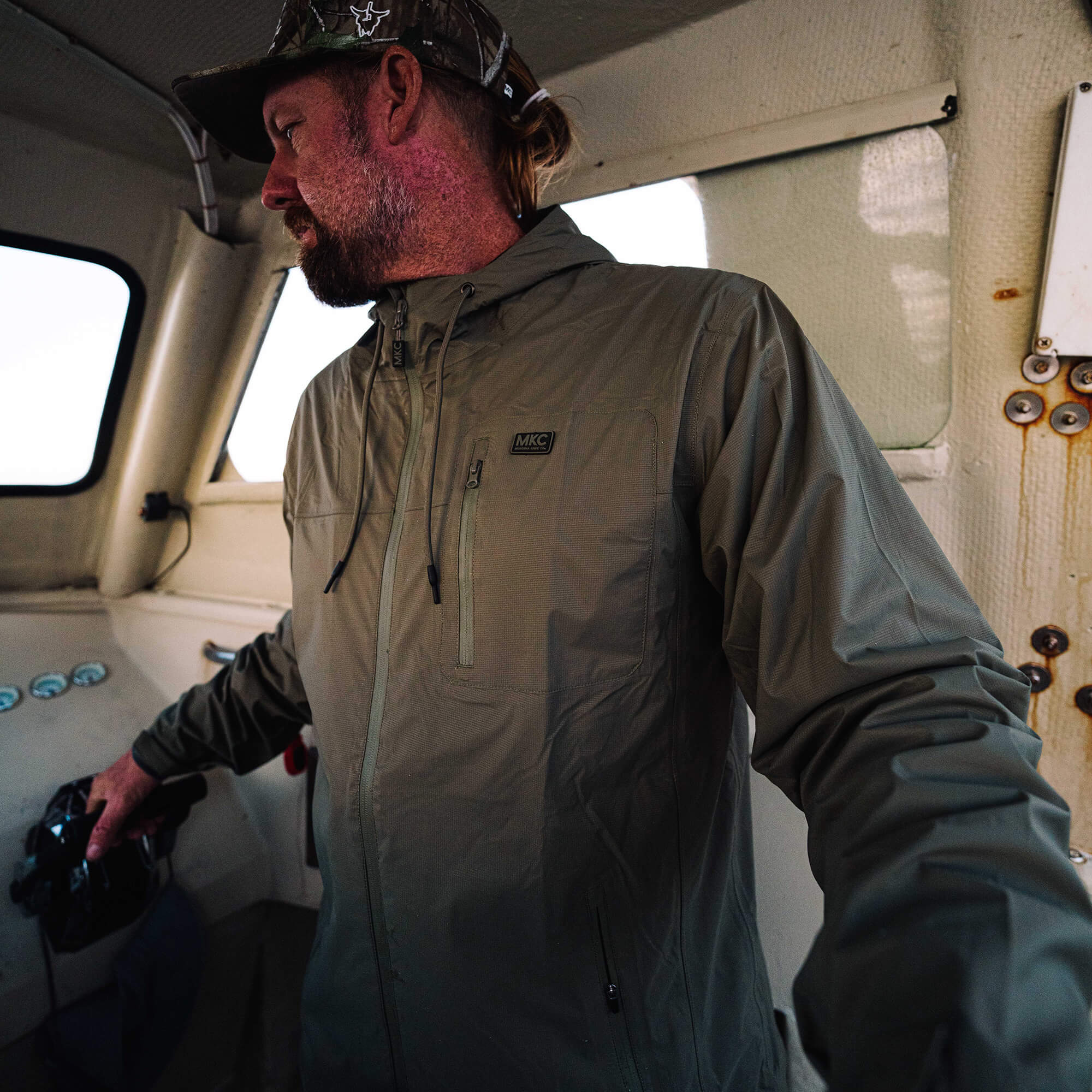 MT. REYNOLDS RAIN JACKET - OLIVE - Image 17