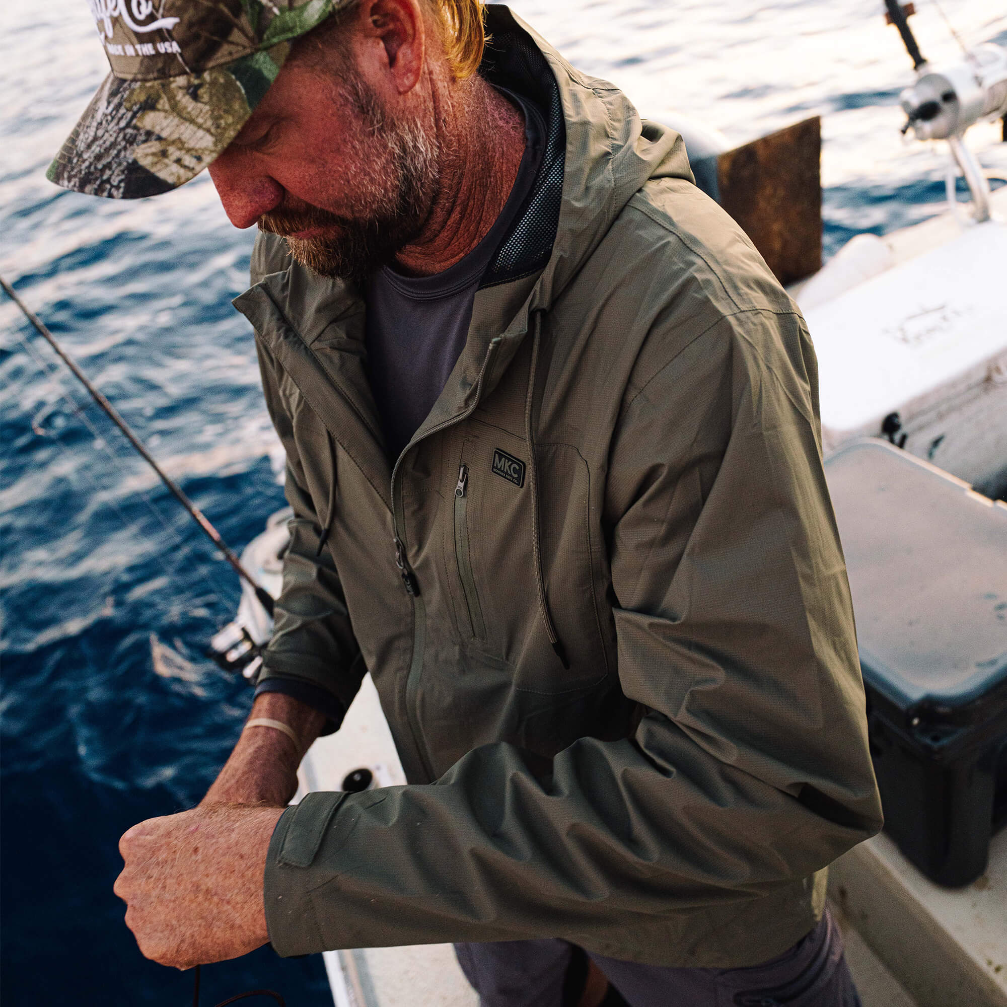 MT. REYNOLDS RAIN JACKET - OLIVE - Image 18