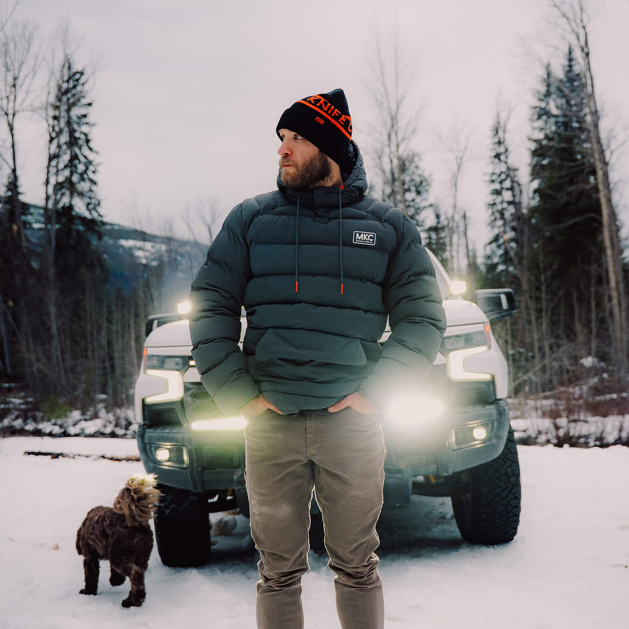 OBERLIN PULLOVER PUFFY JACKET - CHARCOAL - Image 19