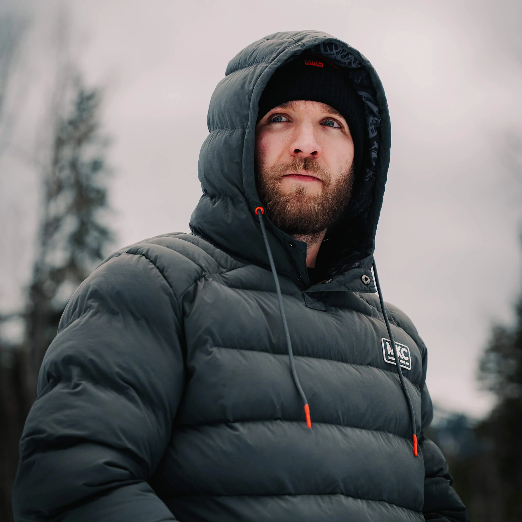OBERLIN PULLOVER PUFFY JACKET - CHARCOAL - Image 8