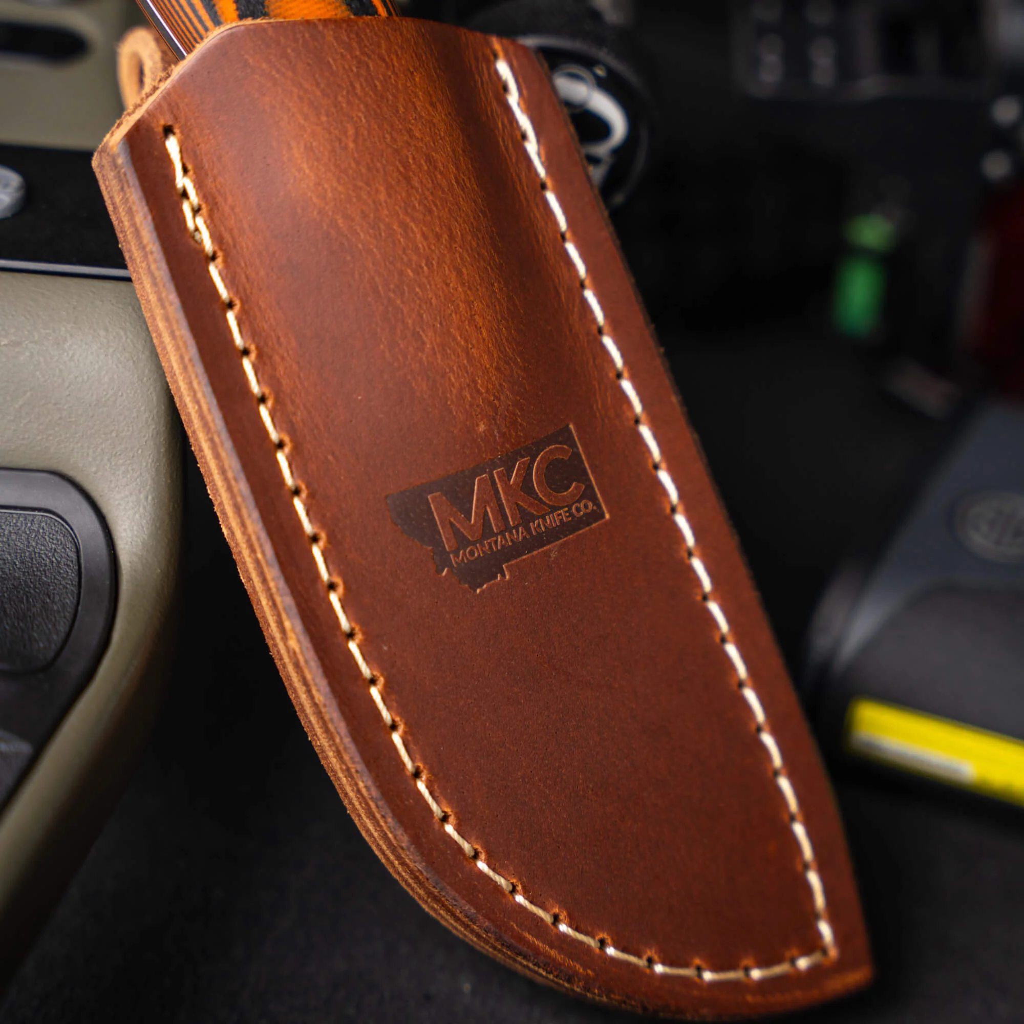PACKOUT LEATHER SHEATH - VERTICAL BELT CARRY - Image 12