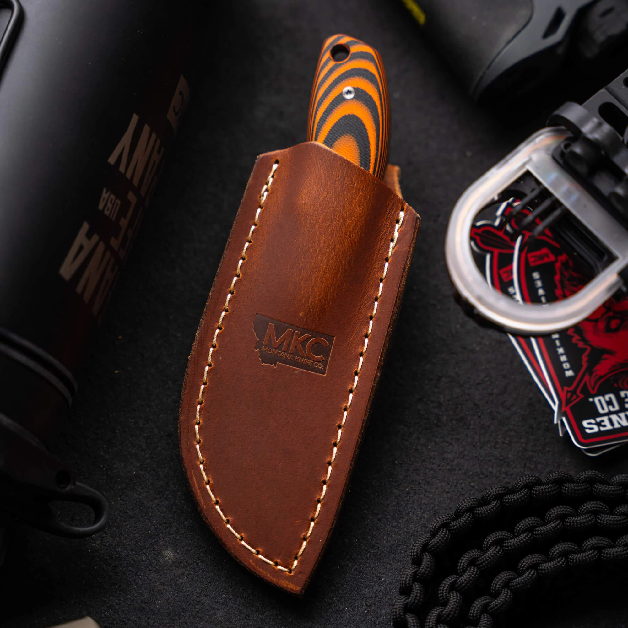 PACKOUT LEATHER SHEATH - VERTICAL BELT CARRY - Image 17