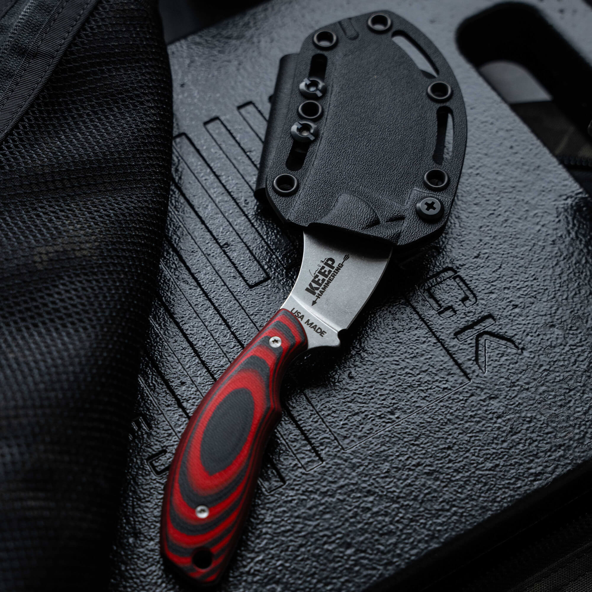 PACKOUT SKINNER - KEEP HAMMERING EDITION - RED & BLACK - Image 30