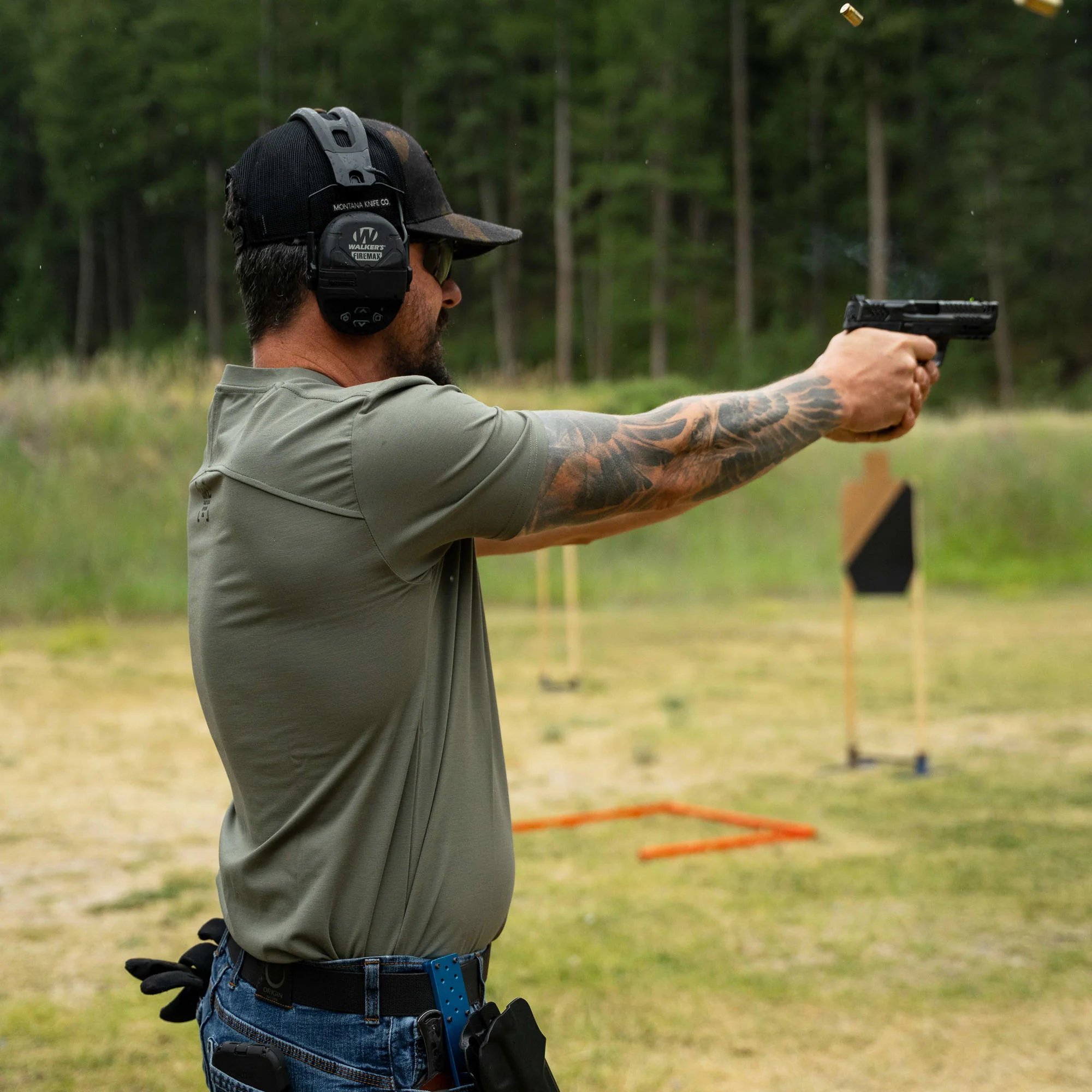 RANGE DAY PERFORMANCE SHORT SLEEVE - OD GREEN - Image 4