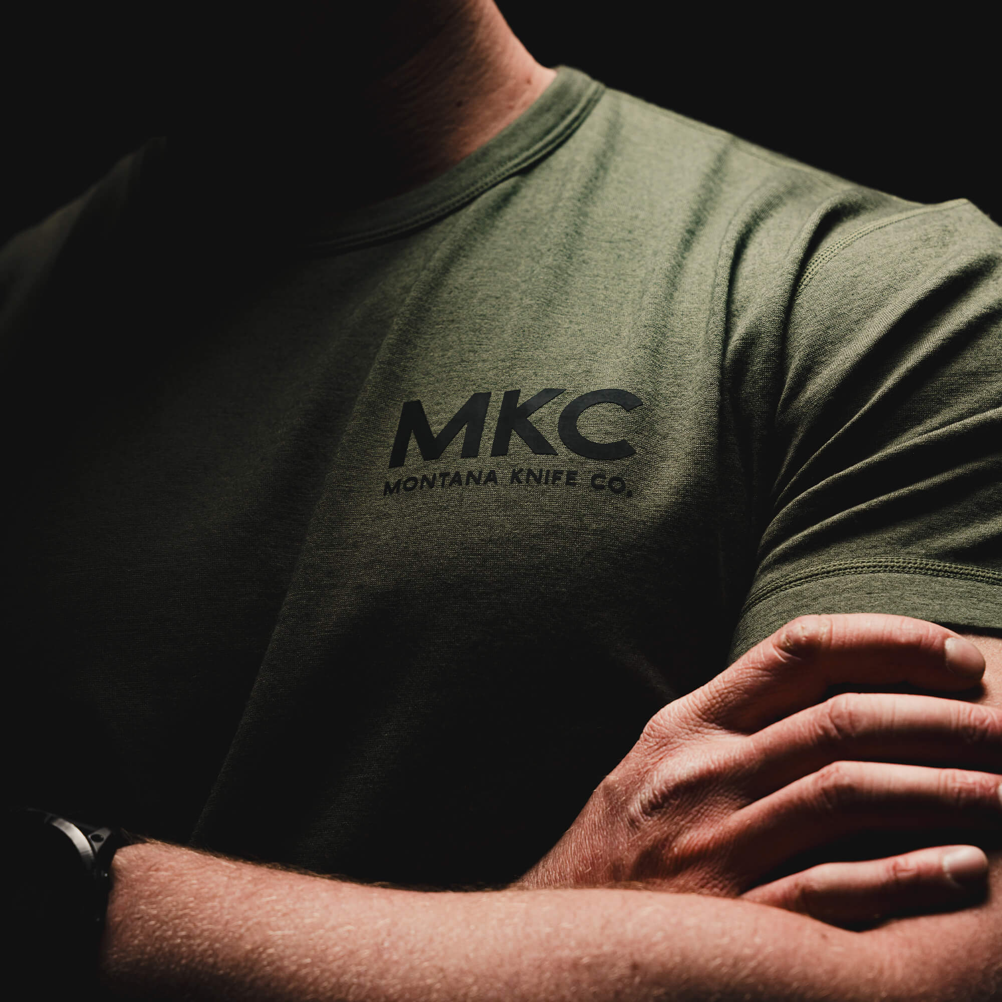RANGE LINE PRO TEE - OLIVE - Image 8
