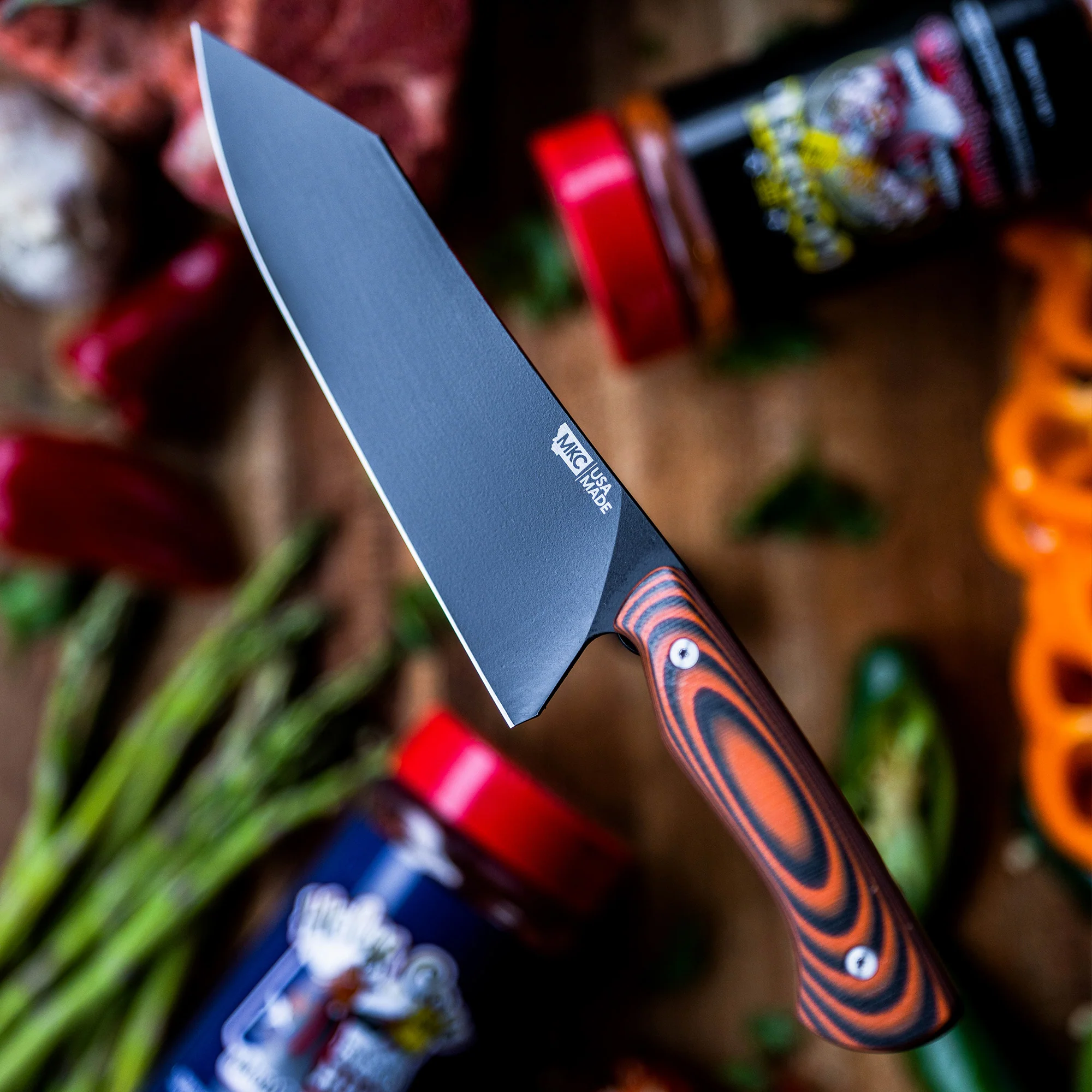 SMITH RIVER SANTOKU - ORANGE & BLACK - Image 13