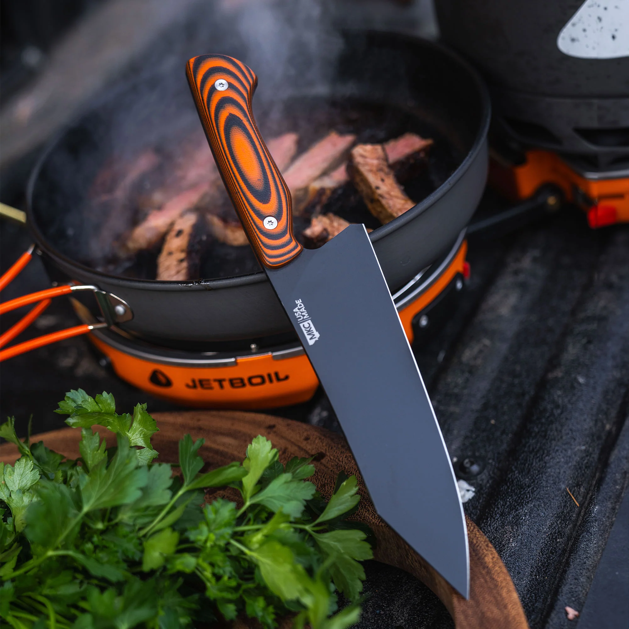 SMITH RIVER SANTOKU - ORANGE & BLACK - Image 15