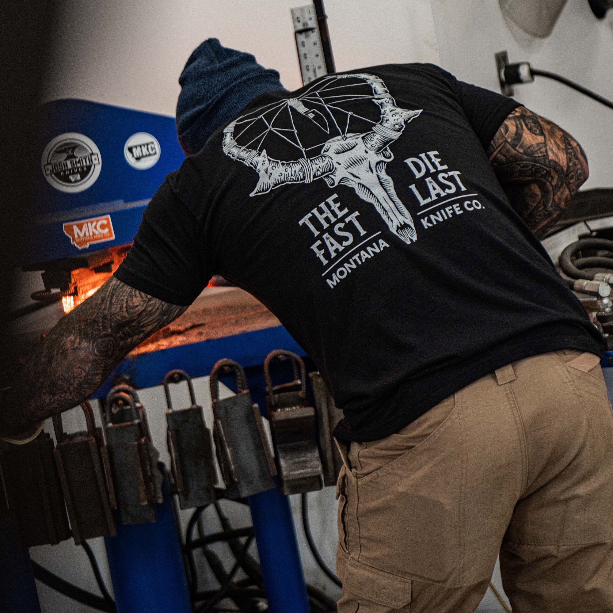 SPEEDGOAT SKULL TEE - BLACK - Image 6