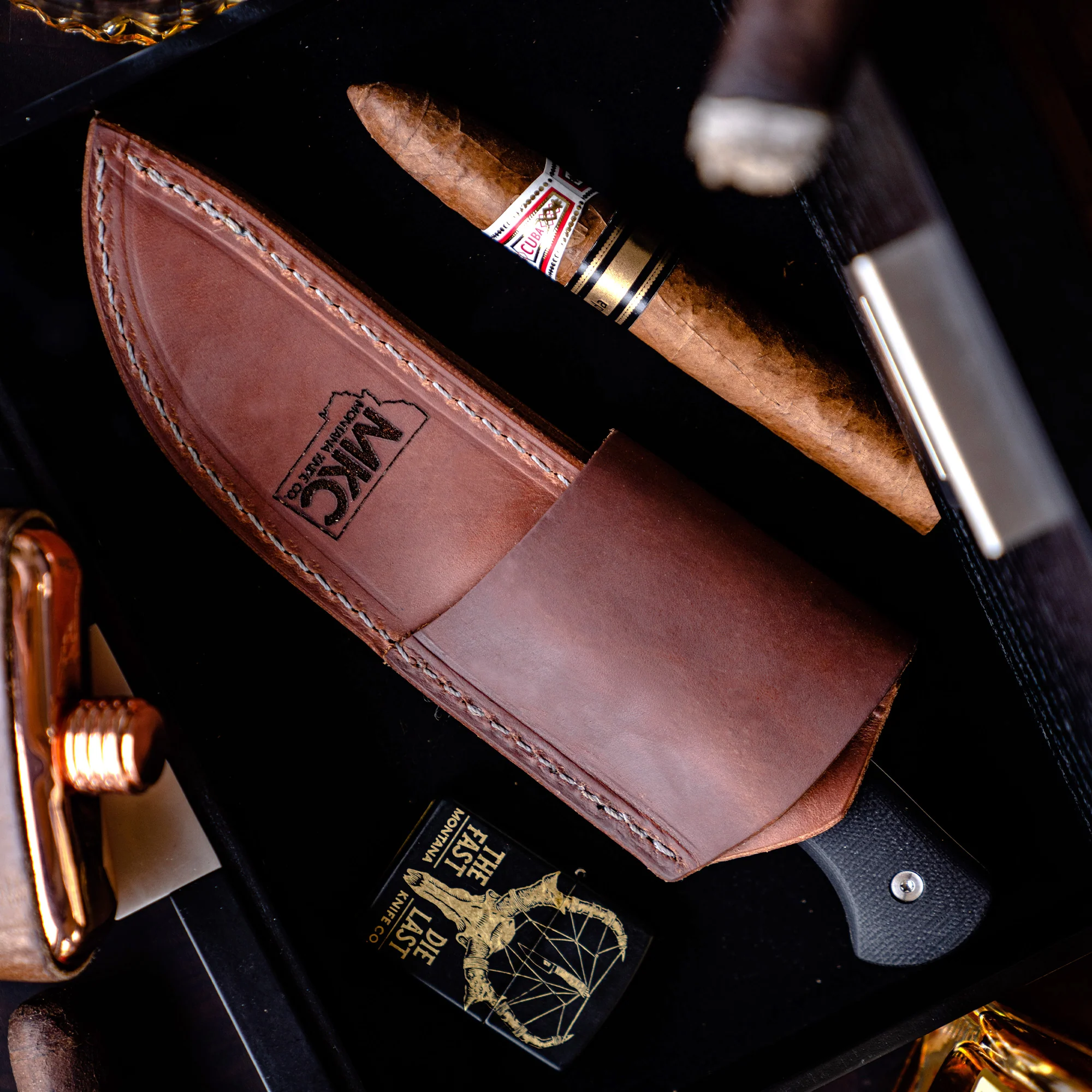STONEWALL HORIZONTAL LEATHER SHEATH - Image 6