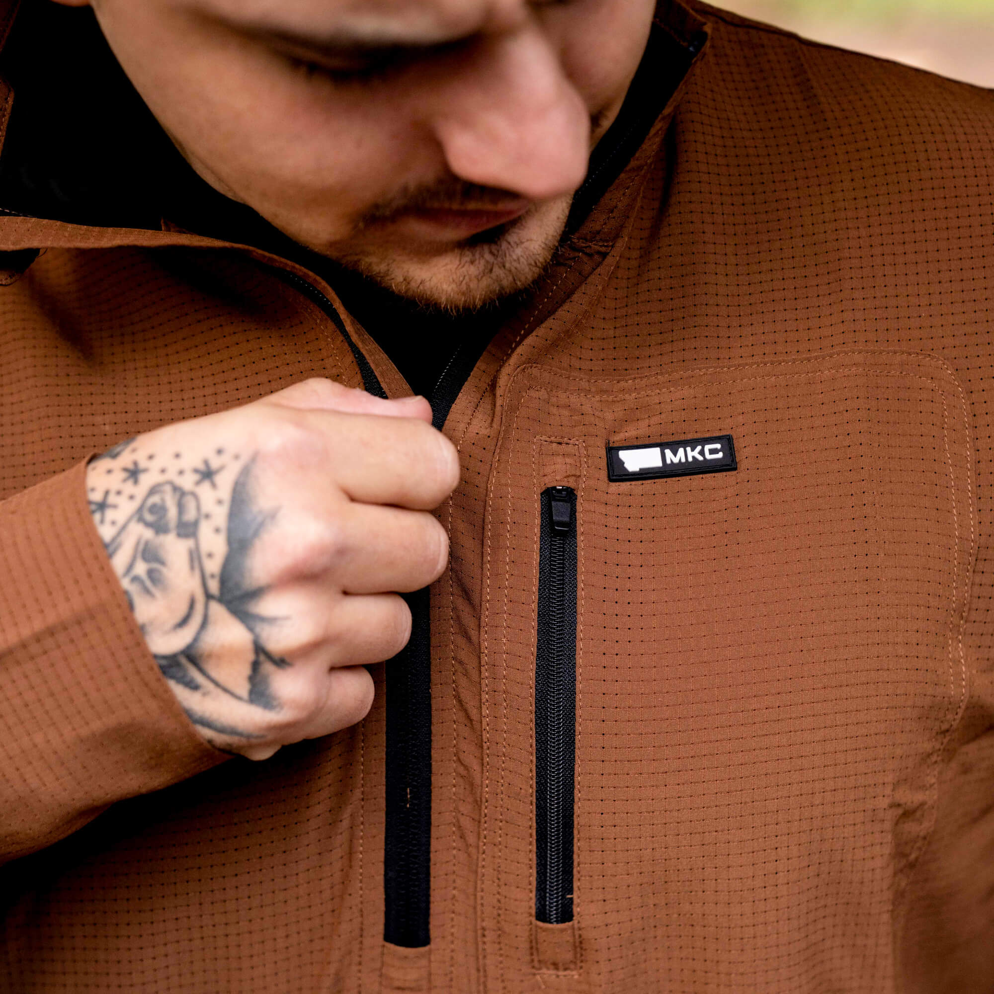 TACTICAL AIRLITE HALF-ZIP - COYOTE - Image 15