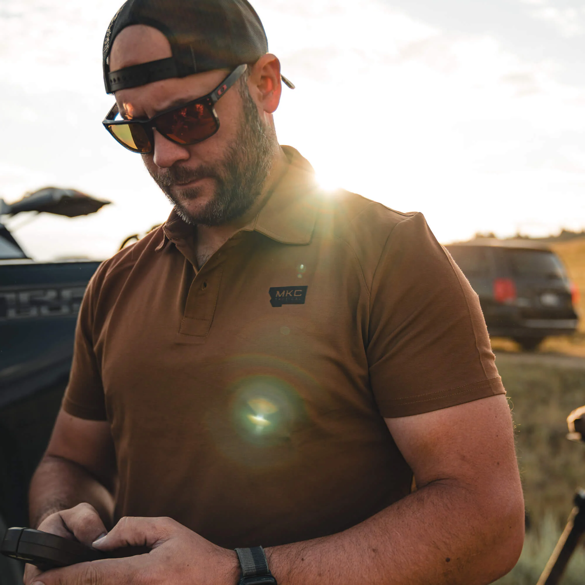 TACTICAL PERFORMANCE POLO - COYOTE - Image 11