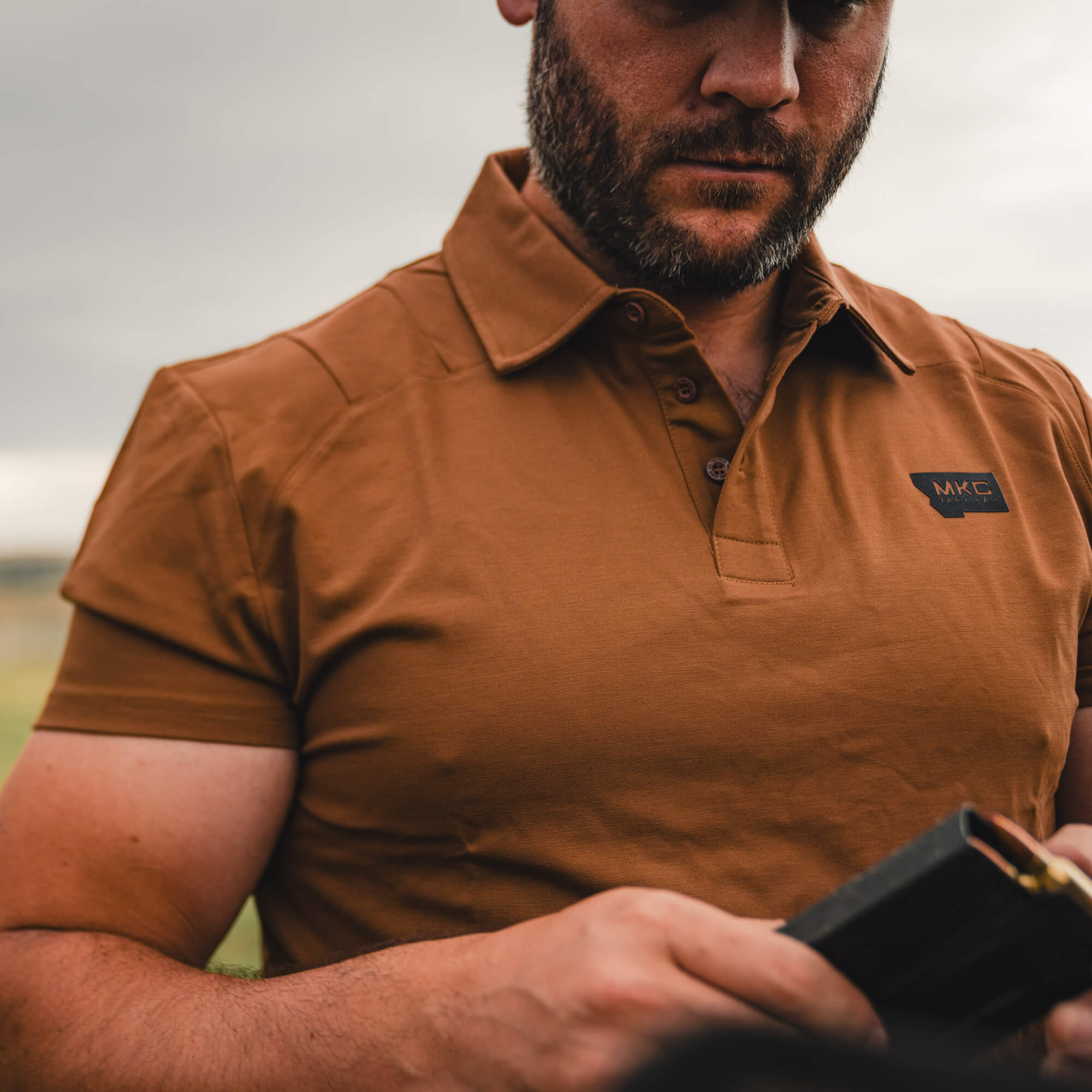 TACTICAL PERFORMANCE POLO - COYOTE - Image 4