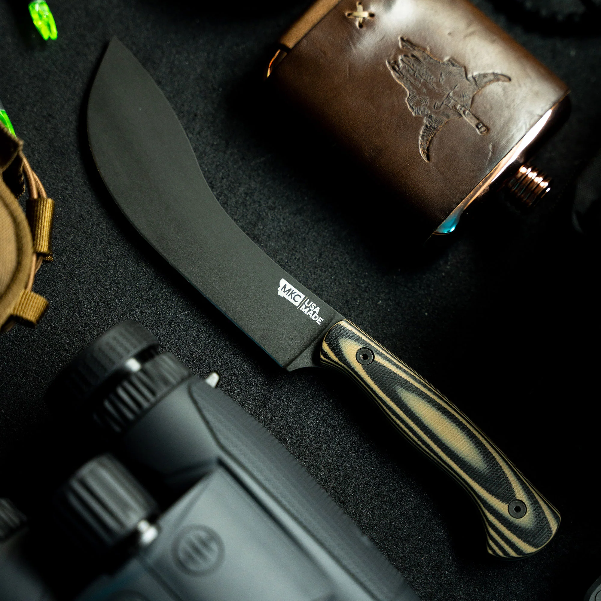 BEARTOOTH - PRO SKINNING BLADE - TAN & BLACK - Image 9
